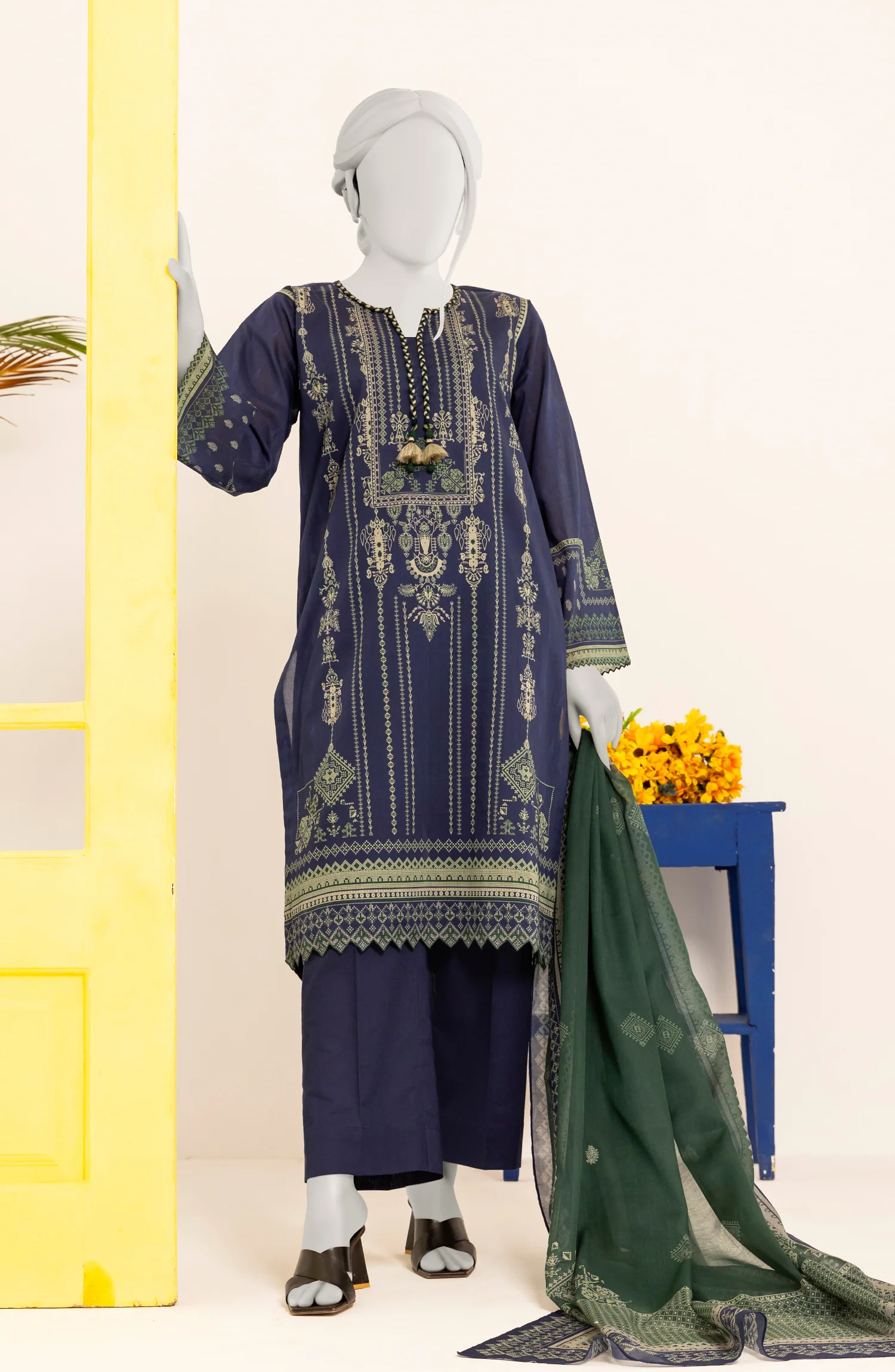 PRINTED LAWN 3PC UNSTITCHED