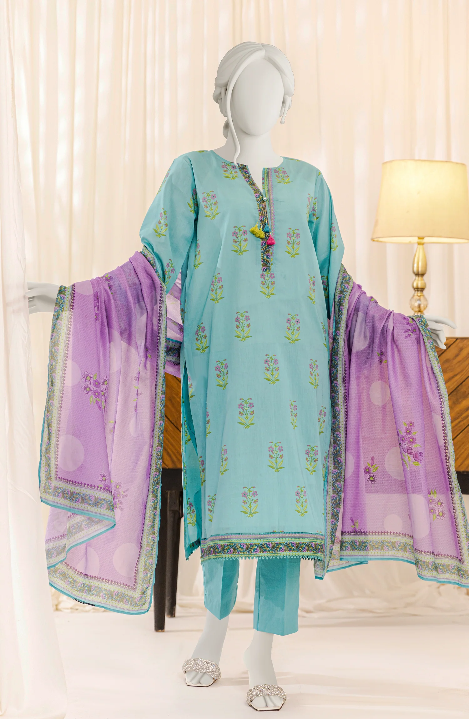 PRINTED LAWN 3PC UNSTITCHED