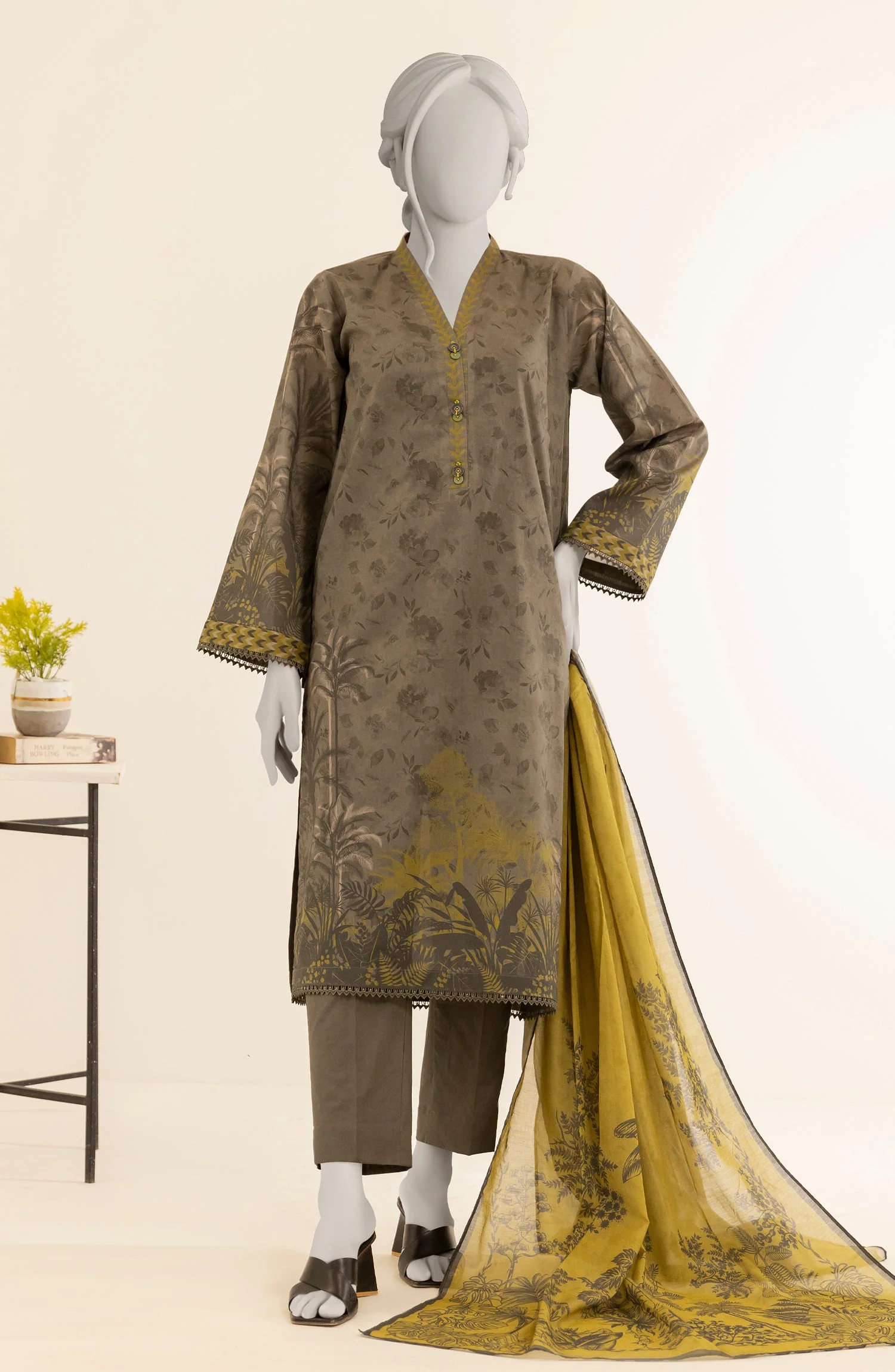 PRINTED LAWN 3PC UNSTITCHED