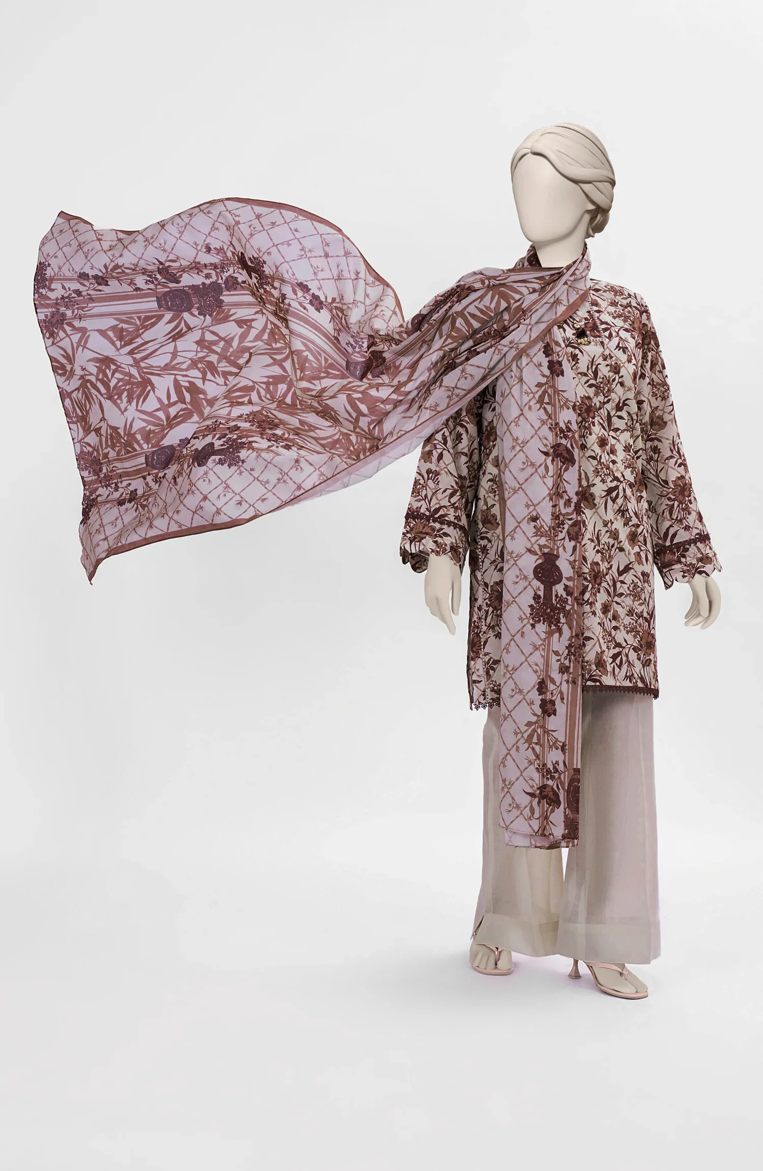 PRINTED LAWN 3PCS UNSTITCHED - Image 4