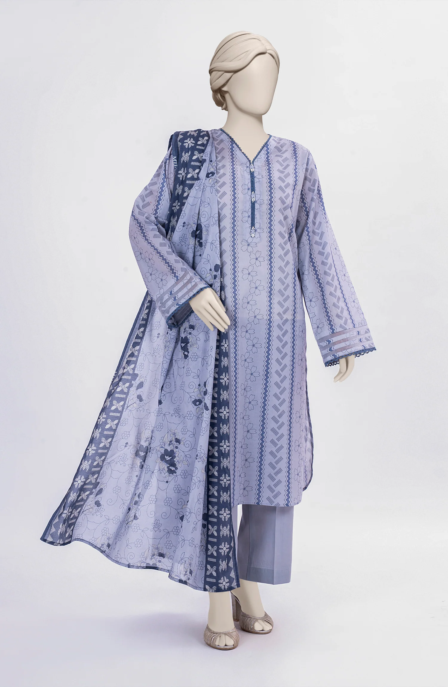 PRINTED LAWN 3PCS UNSTITCHED - Image 3