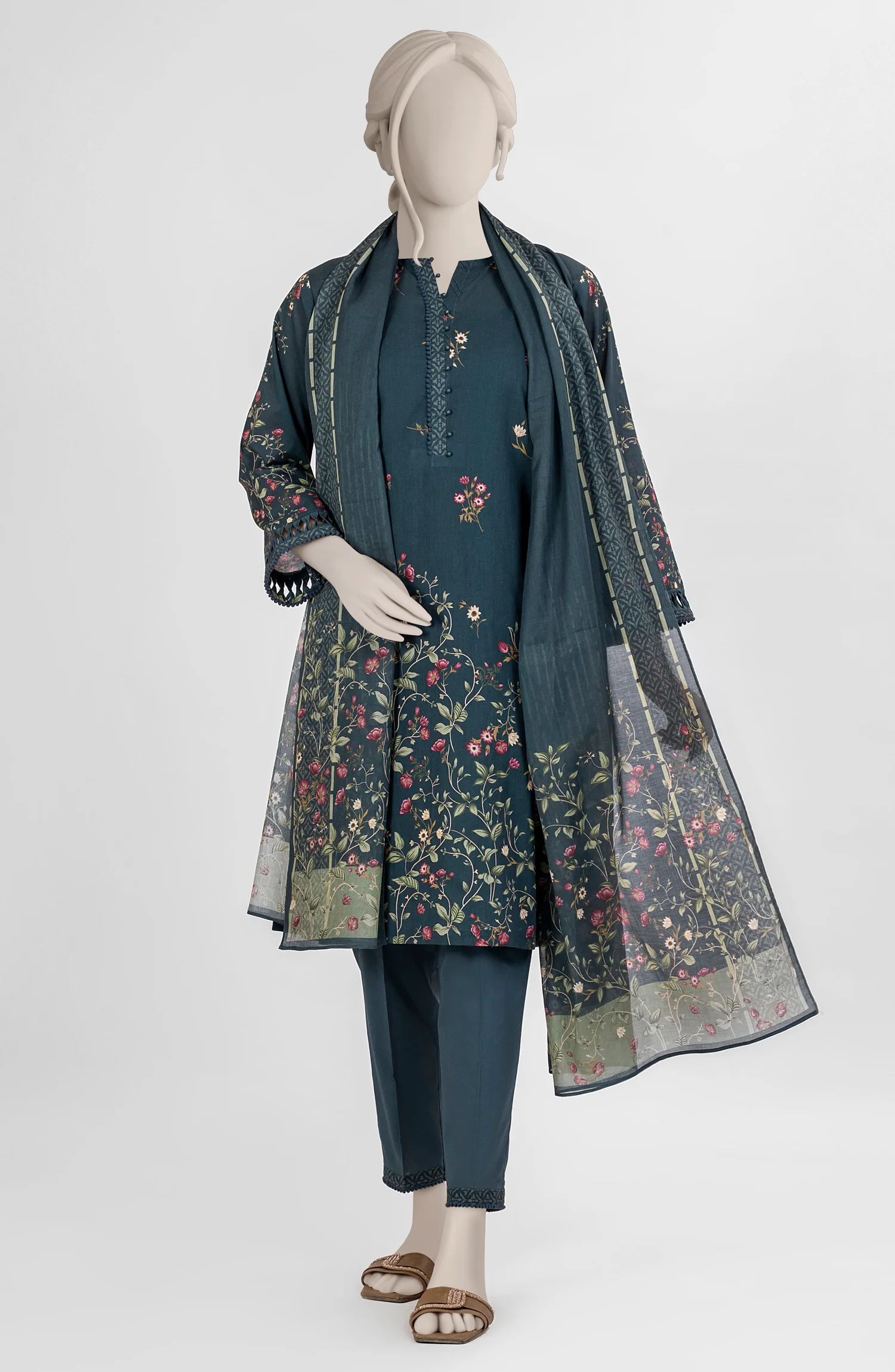 PRINTED LAWN 3PCS UNSTITCHED - Image 3