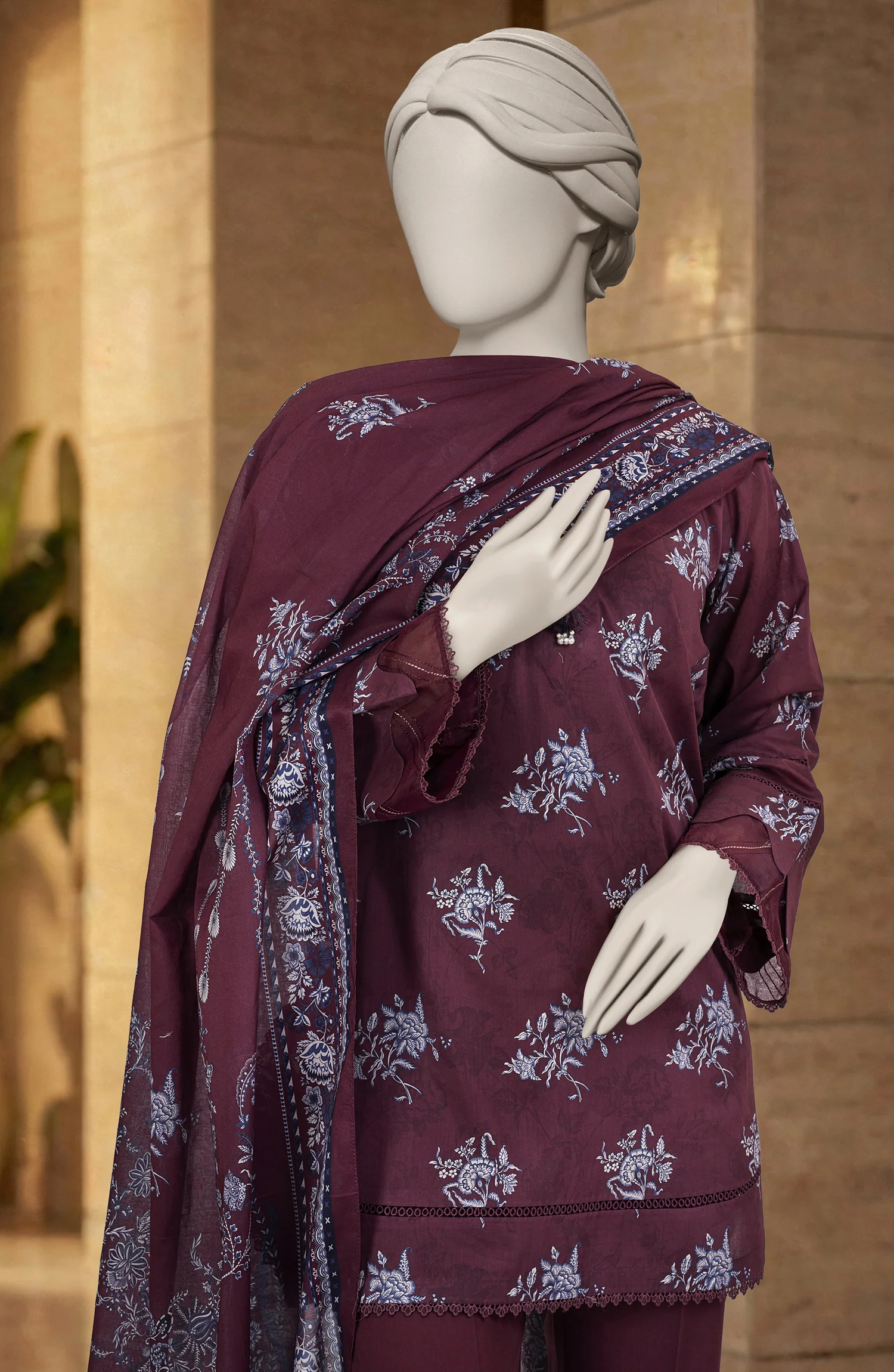 PRINTED LAWN 3PCS UNSTITCHED - Image 2