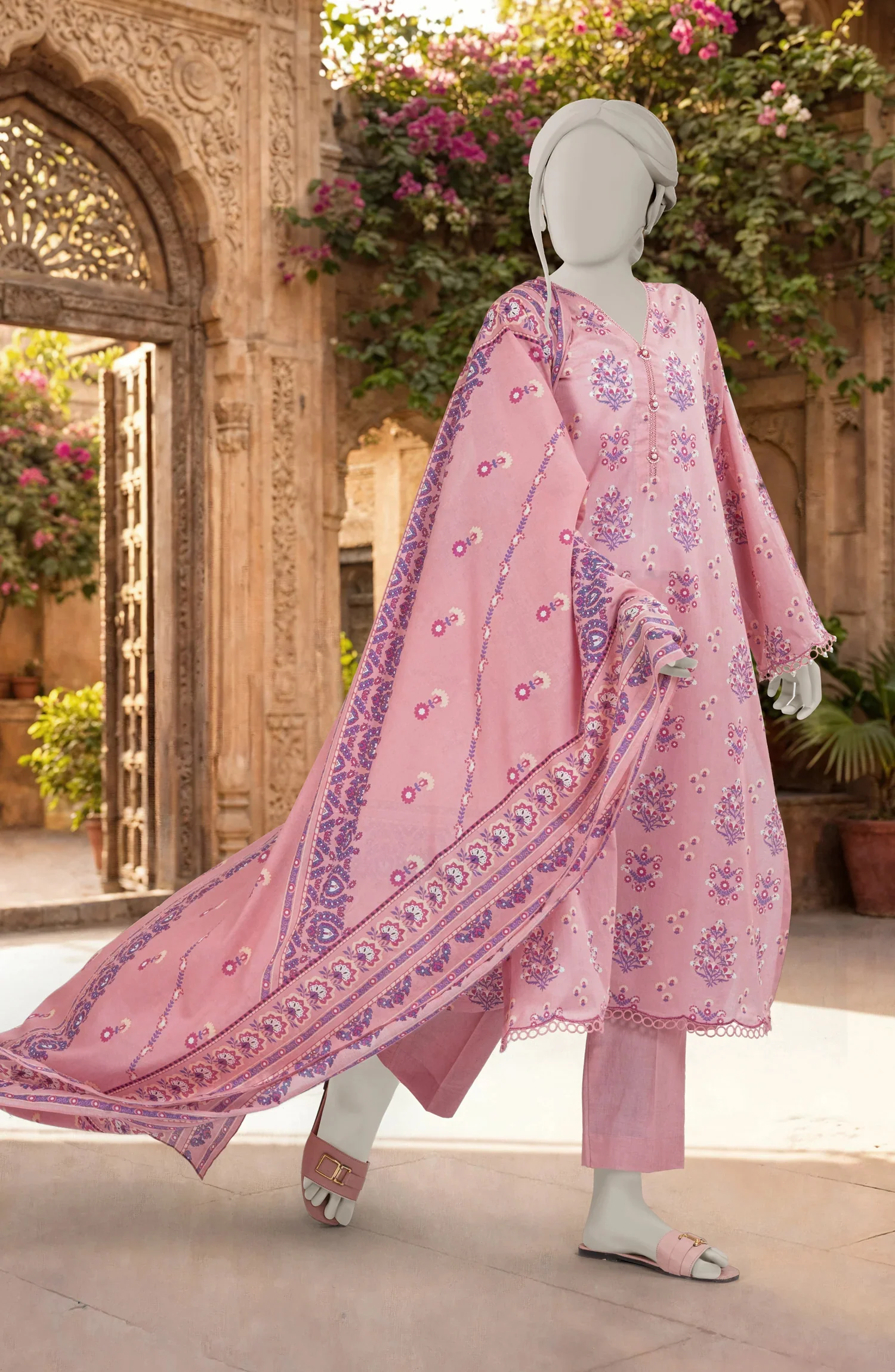 PRINTED LAWN 3PCS UNSTITCHED - Image 2