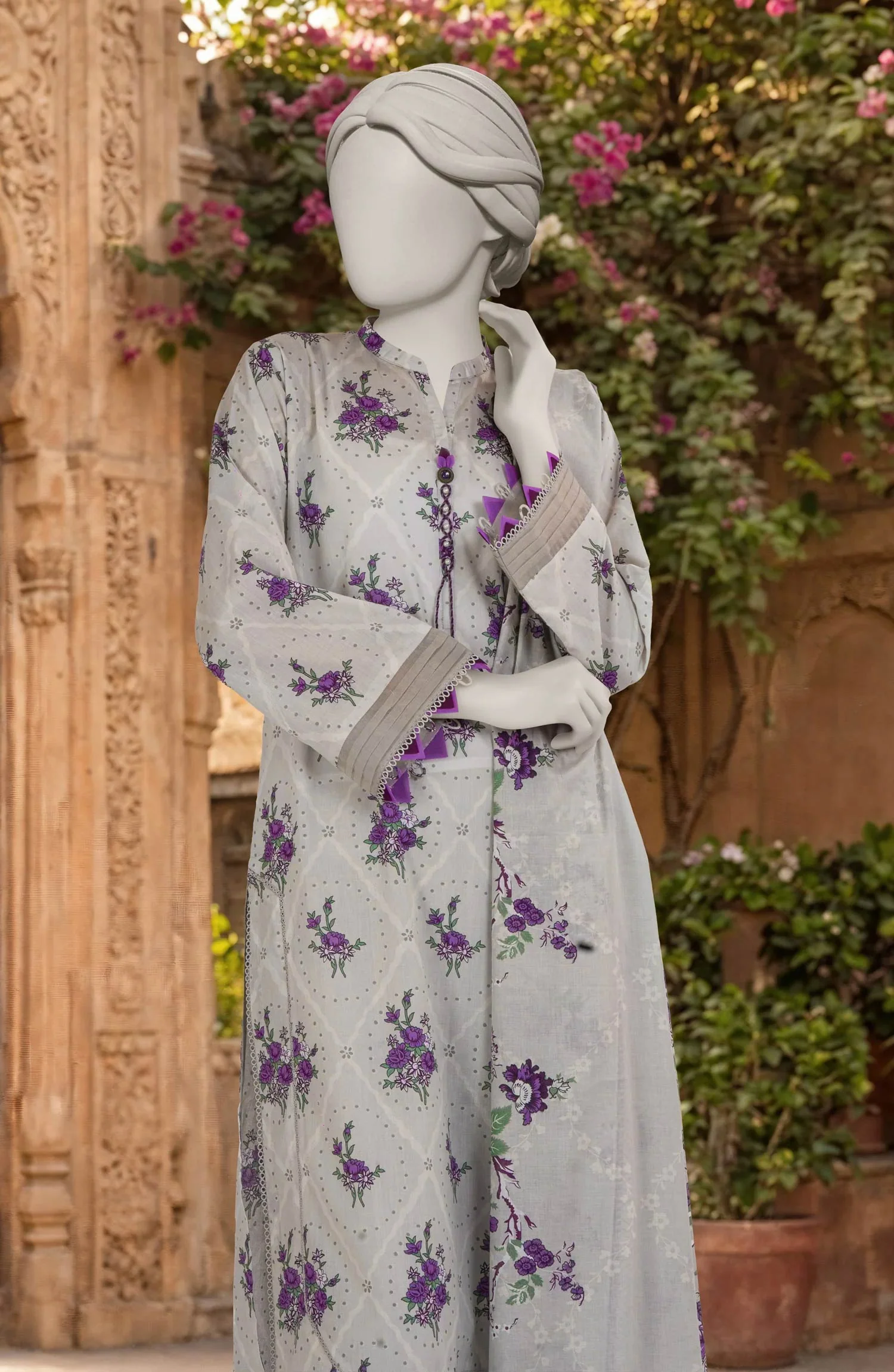 PRINTED LAWN 3PCS UNSTITCHED - Image 2