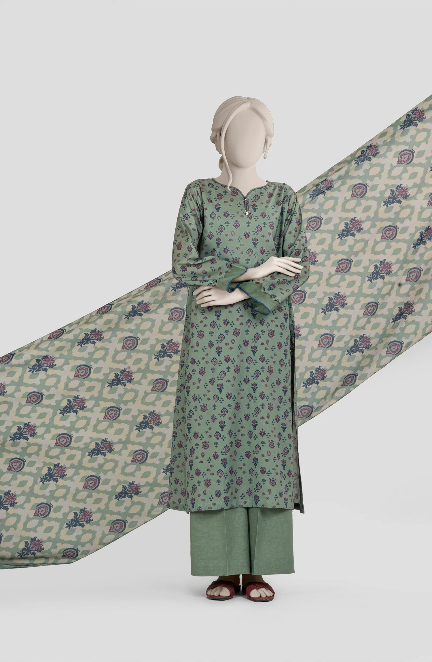 PRINTED LAWN 3PCS UNSTITCHED - Image 3