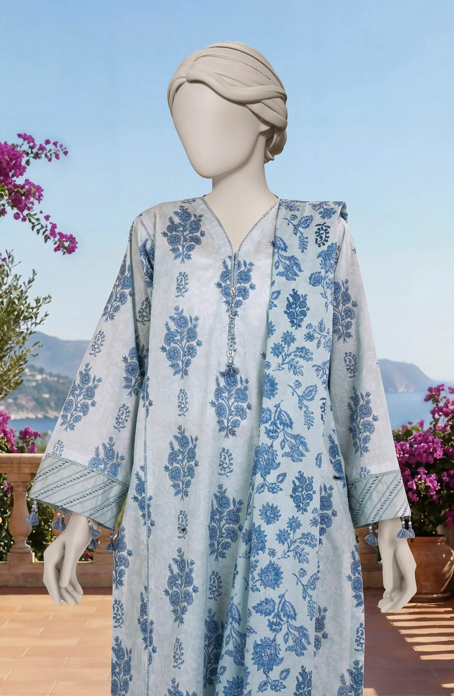 PRINTED LAWN 3PCS UNSTITCHED - Image 2