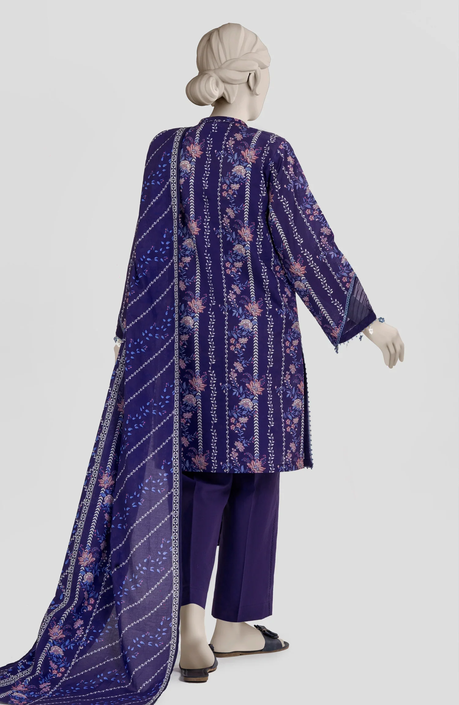 PRINTED LAWN 3PCS UNSTITCHED - Image 4