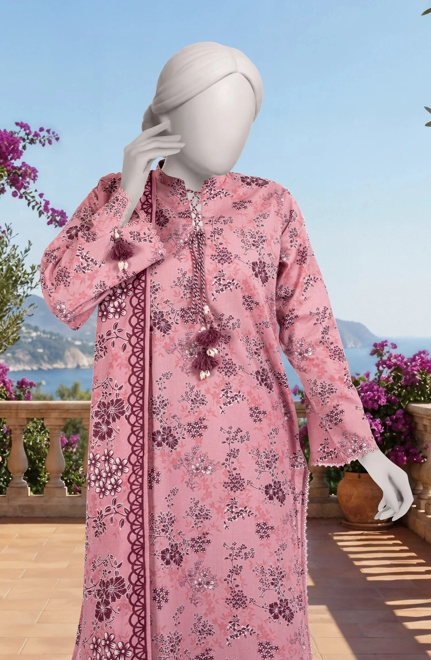 PRINTED LAWN 3PCS UNSTITCHED - Image 2