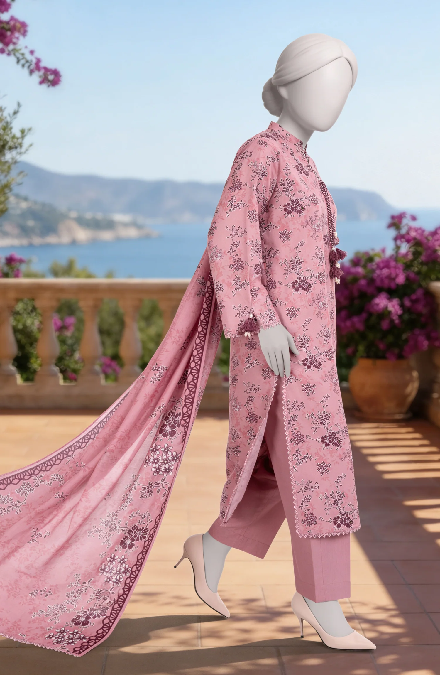 PRINTED LAWN 3PCS UNSTITCHED - Image 4