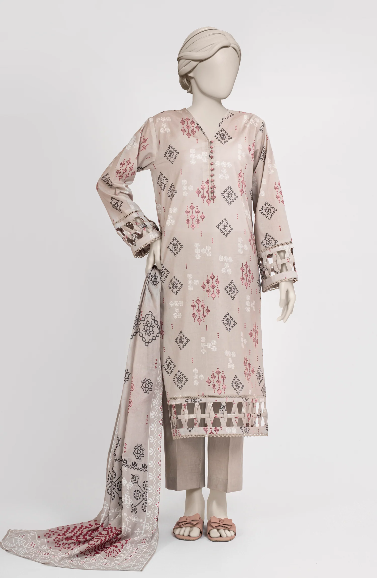 PRINTED LAWN 3PCS UNSTITCHED - Image 4