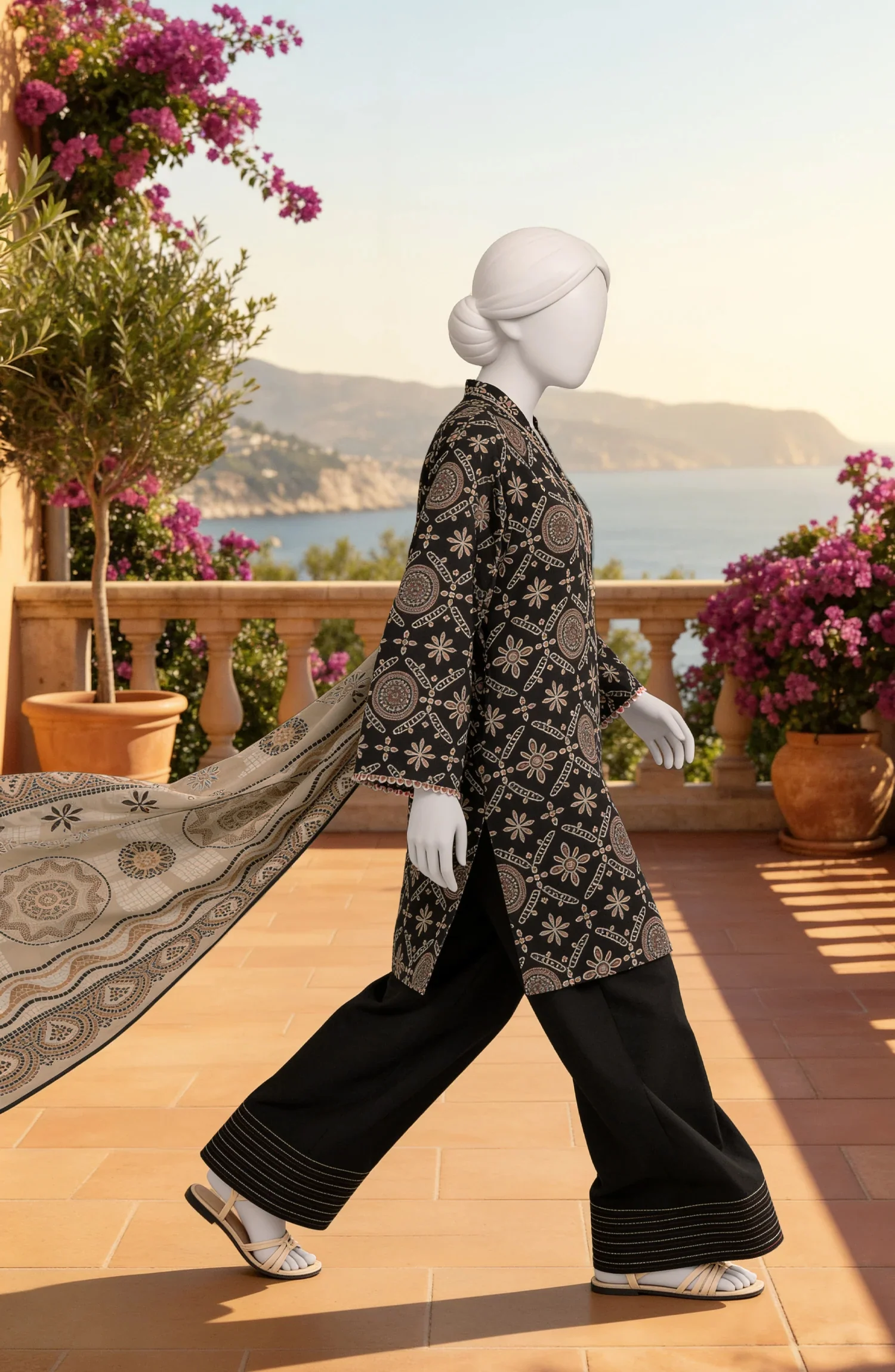 PRINTED LAWN 3PCS UNSTITCHED - Image 2