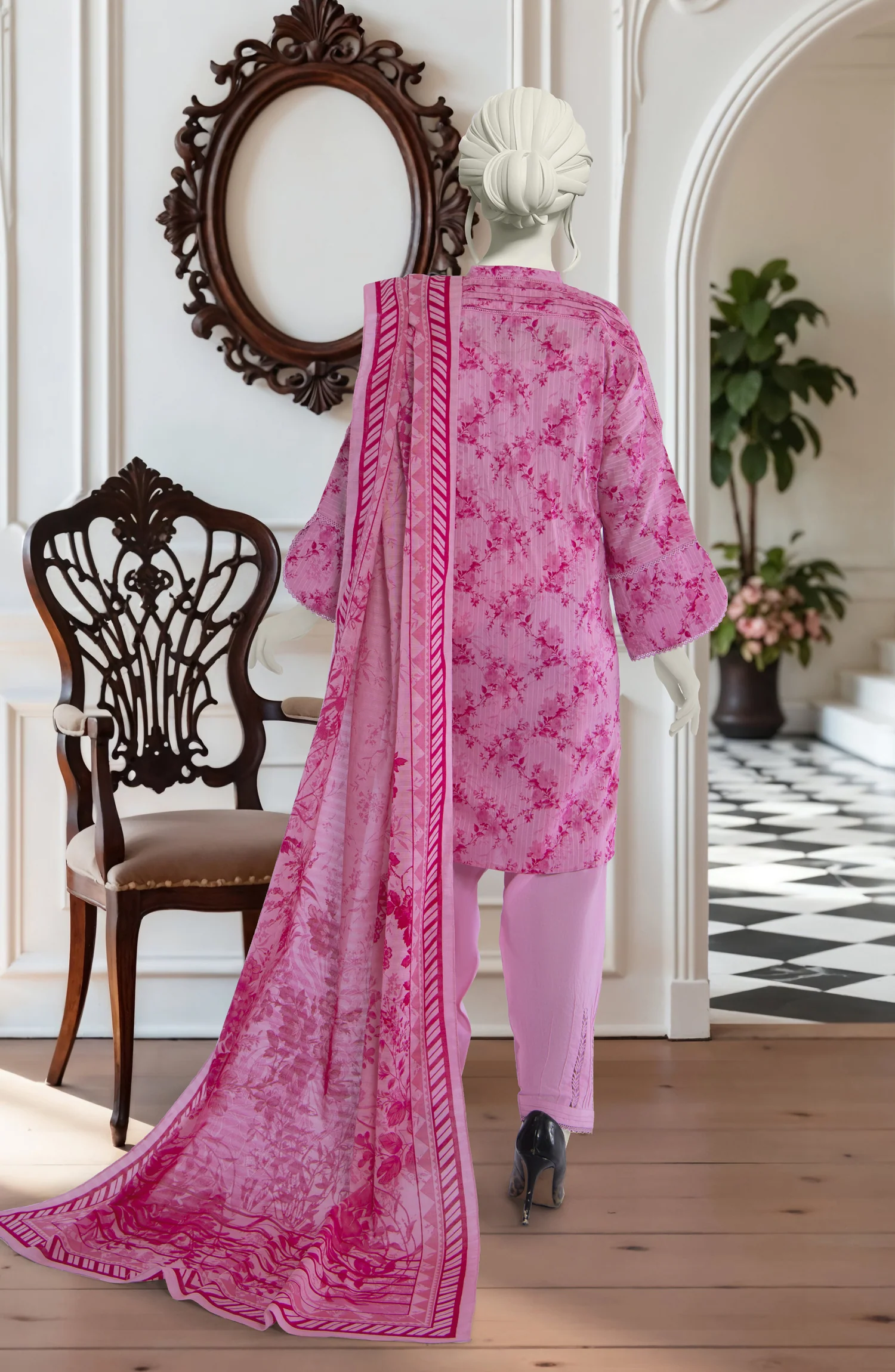 PRINTED LAWN 3PCS UNSTITCHED - Image 2