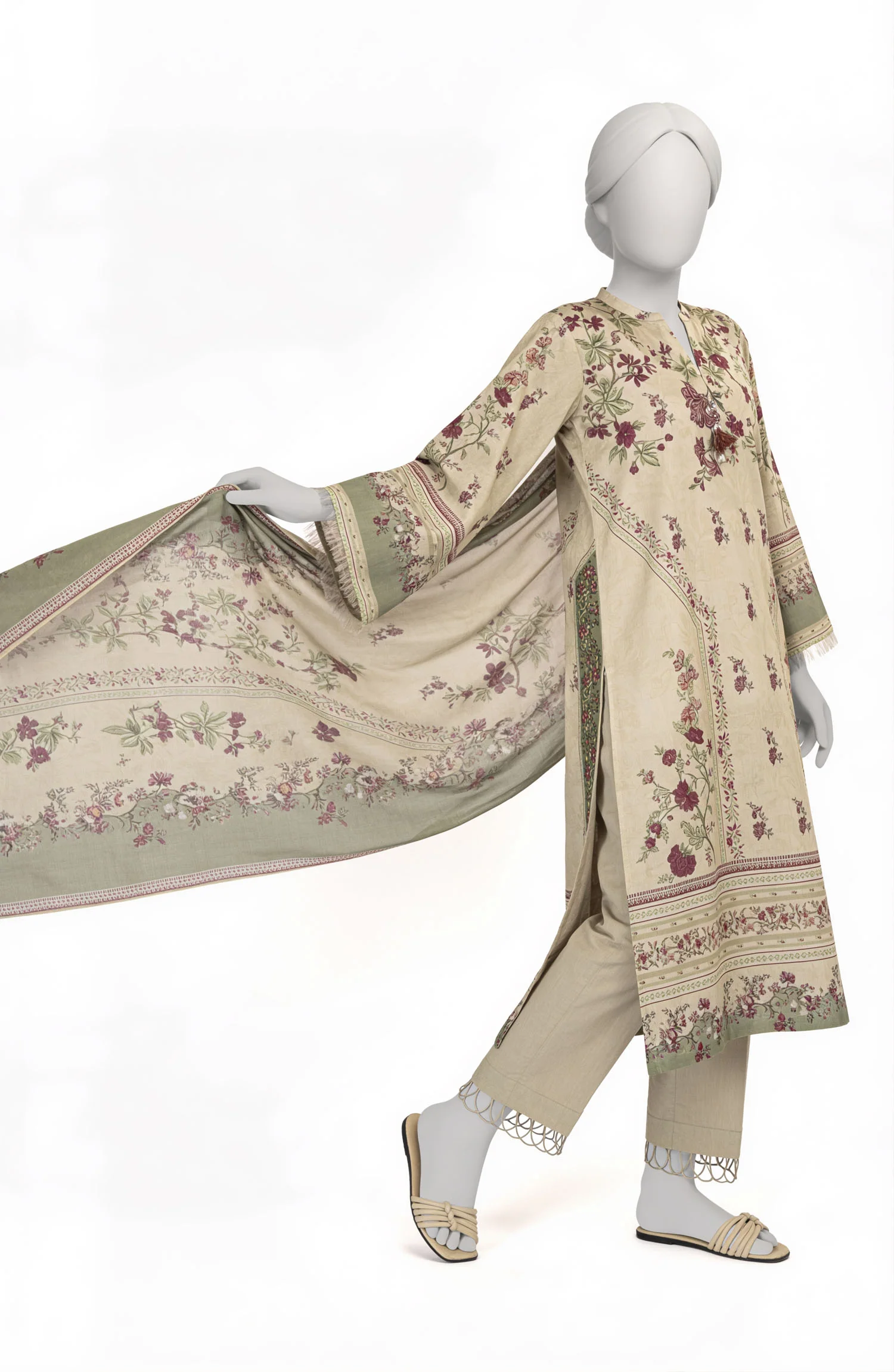 PRINTED LAWN 3PCS UNSTITCHED - Image 5