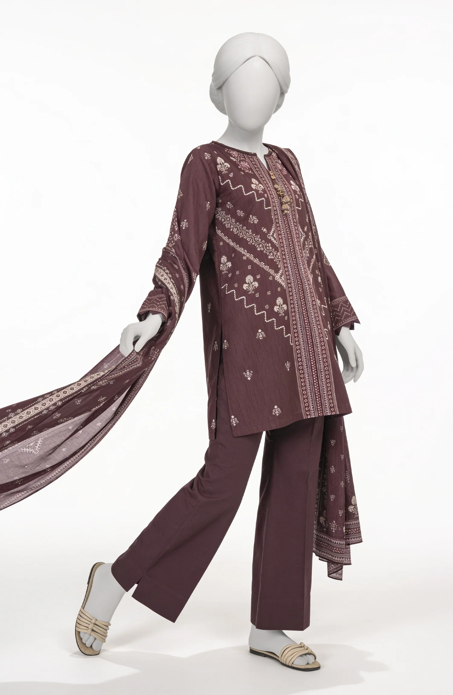 PRINTED LAWN 3PCS UNSTITCHED - Image 5