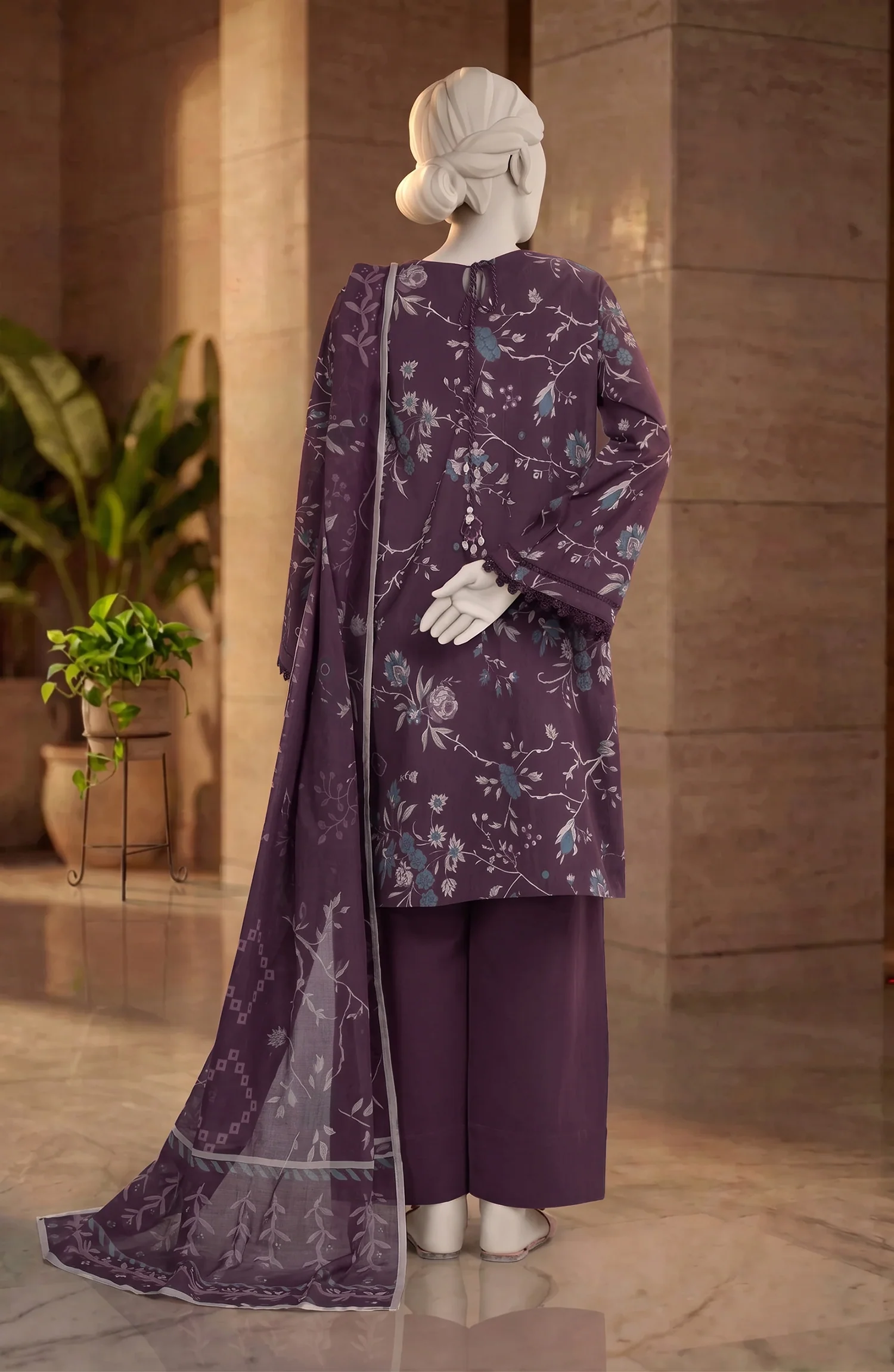 PRINTED LAWN 3PCS UNSTITCHED - Image 3