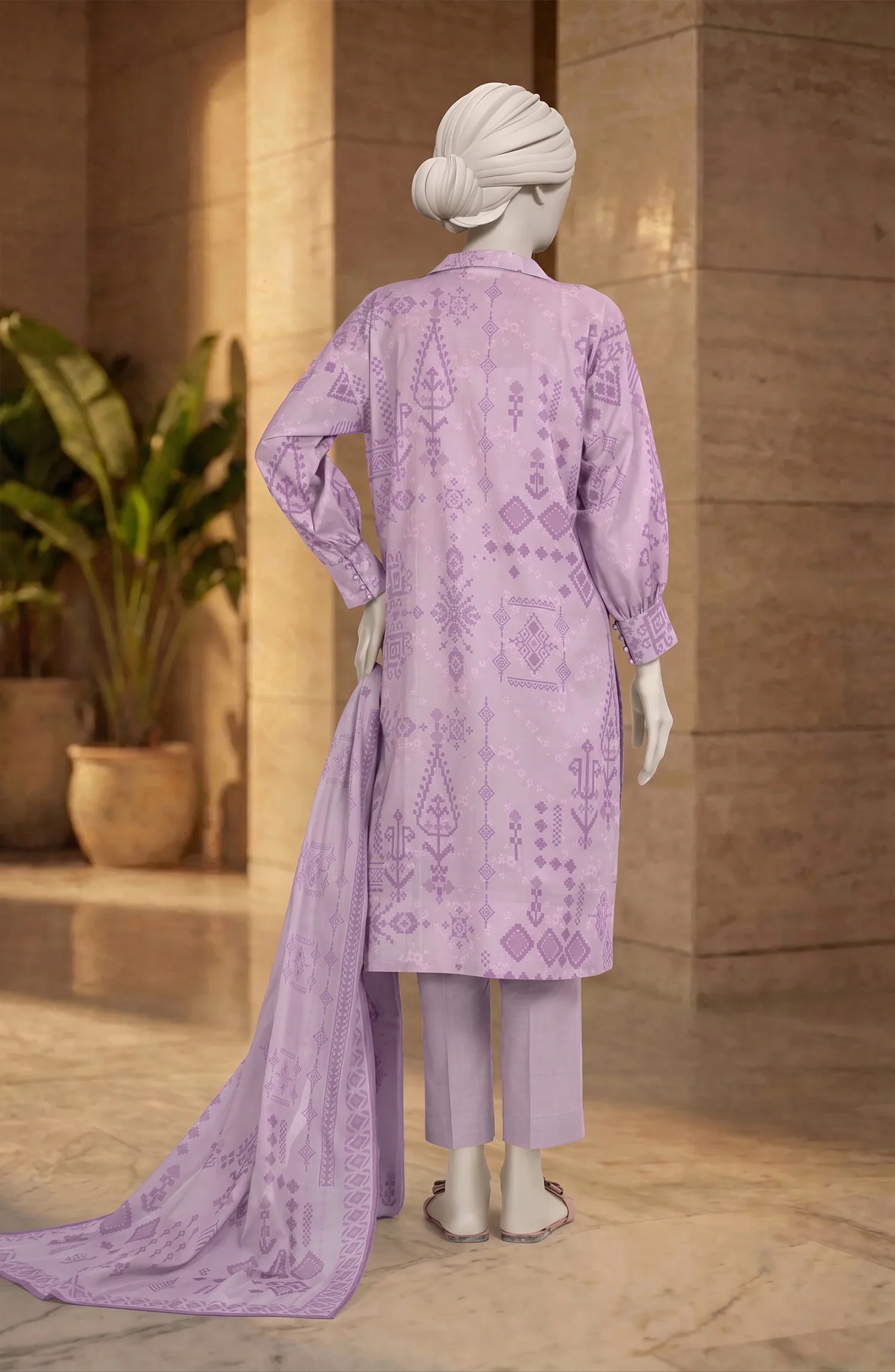 PRINTED LAWN 3PCS UNSTITCHED - Image 3