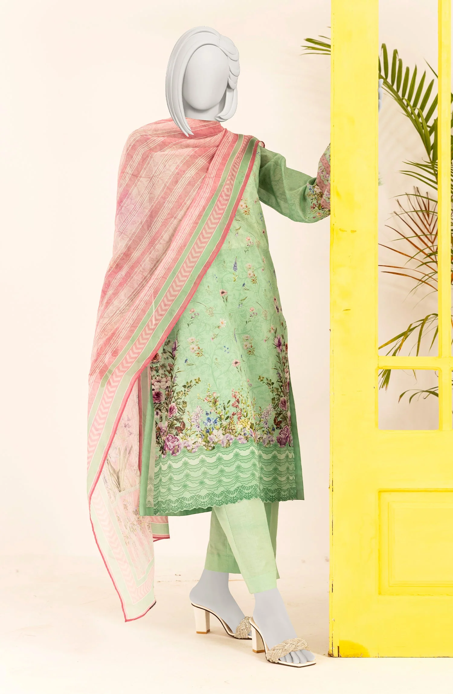 PRINTED LAWN 3PCS UNSTITCHED