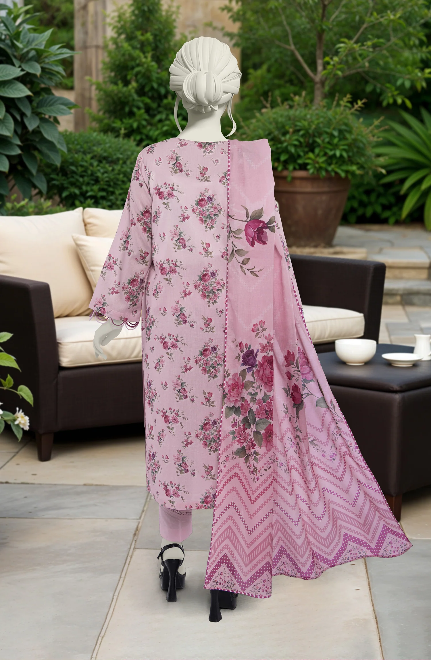 PRINTED LAWN 3PCS UNSTITCHED - Image 2