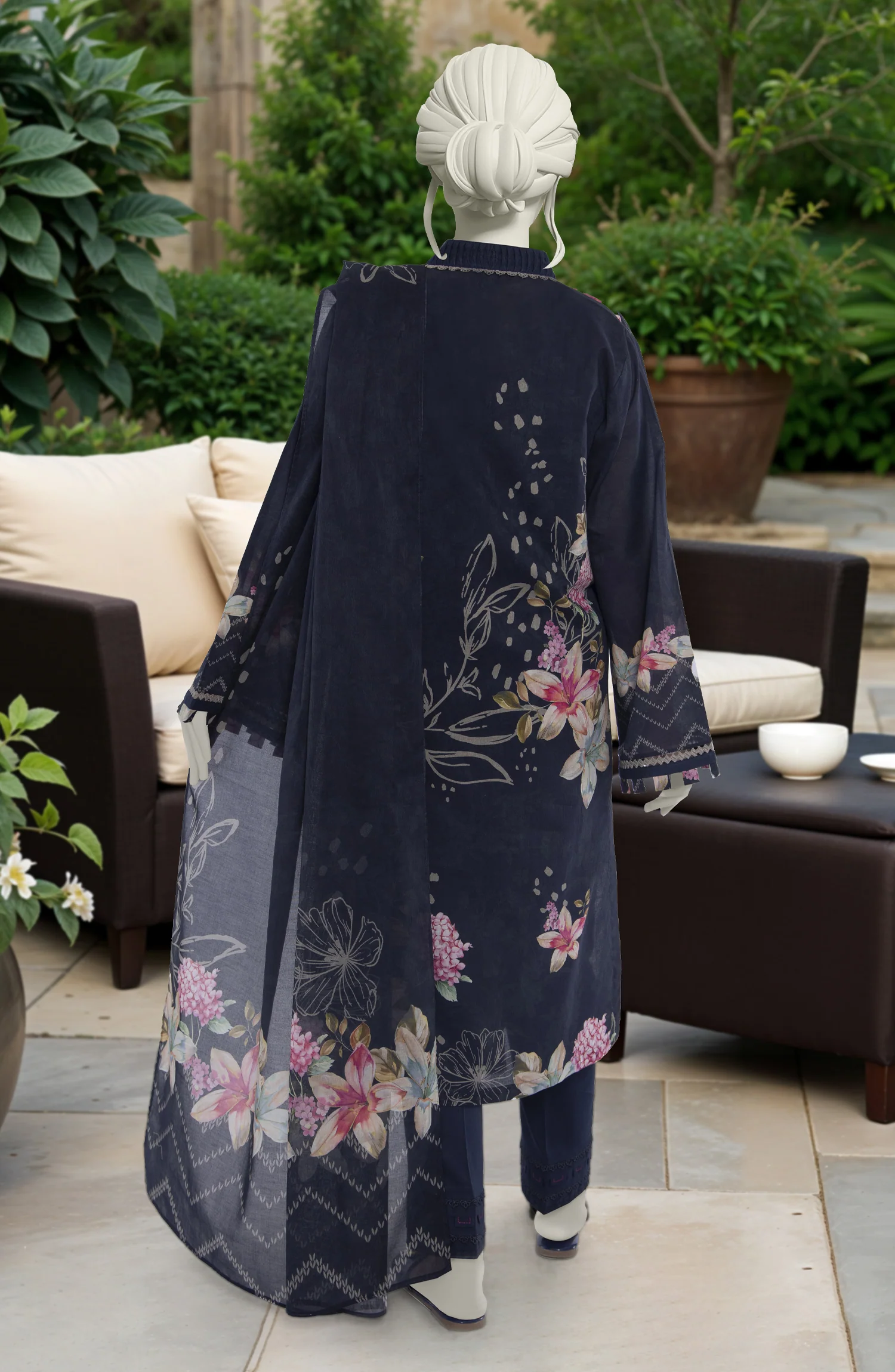 PRINTED LAWN 3PCS UNSTITCHED - Image 2