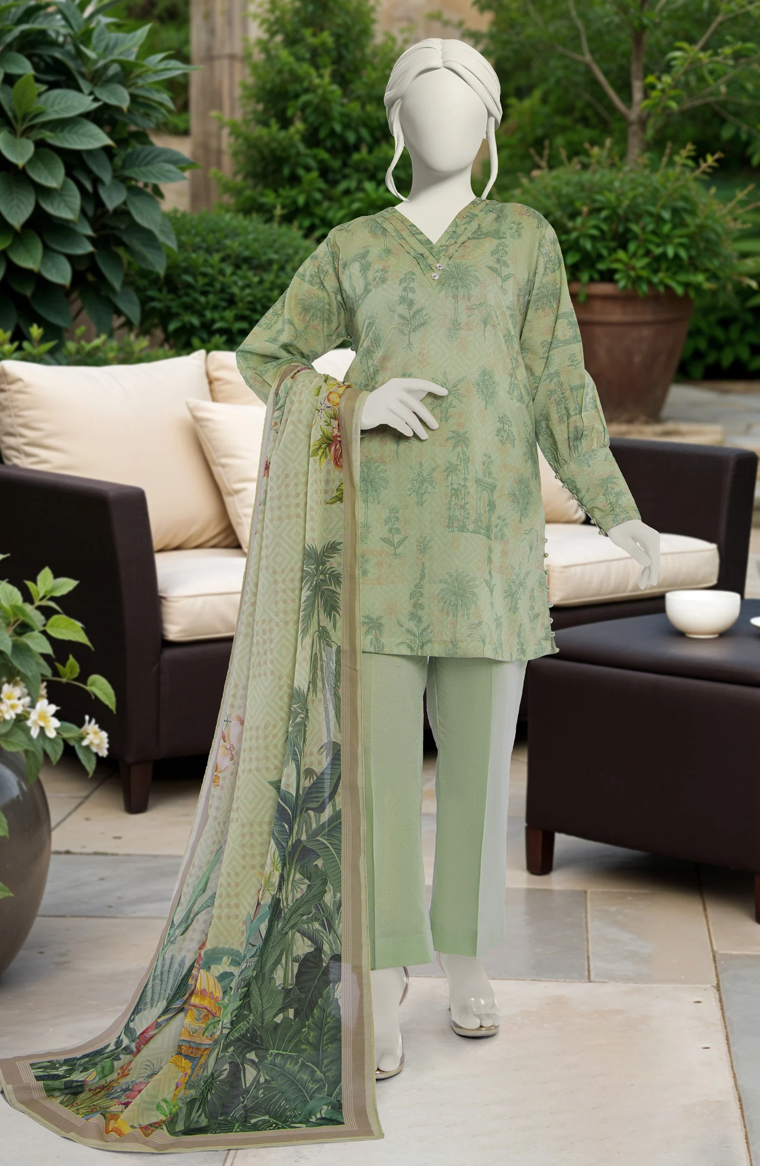 PRINTED LAWN 3PCS UNSTITCHED