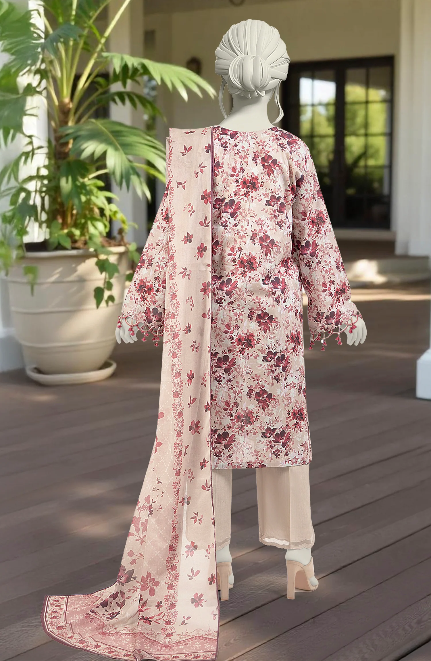 PRINTED LAWN 3PCS UNSTITCHED - Image 2