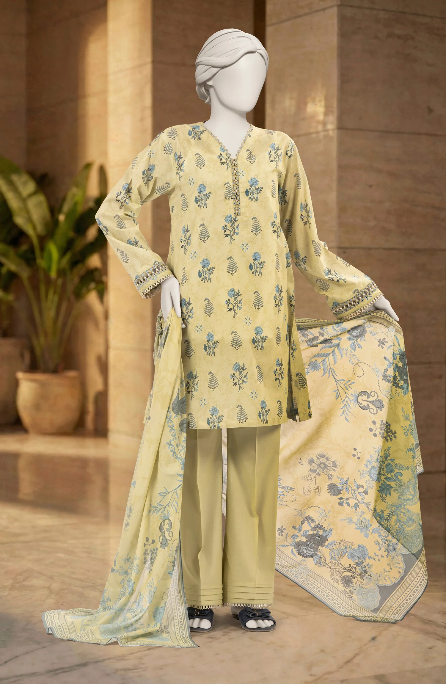 PRINTED LAWN 3PCS UNSTITCHED