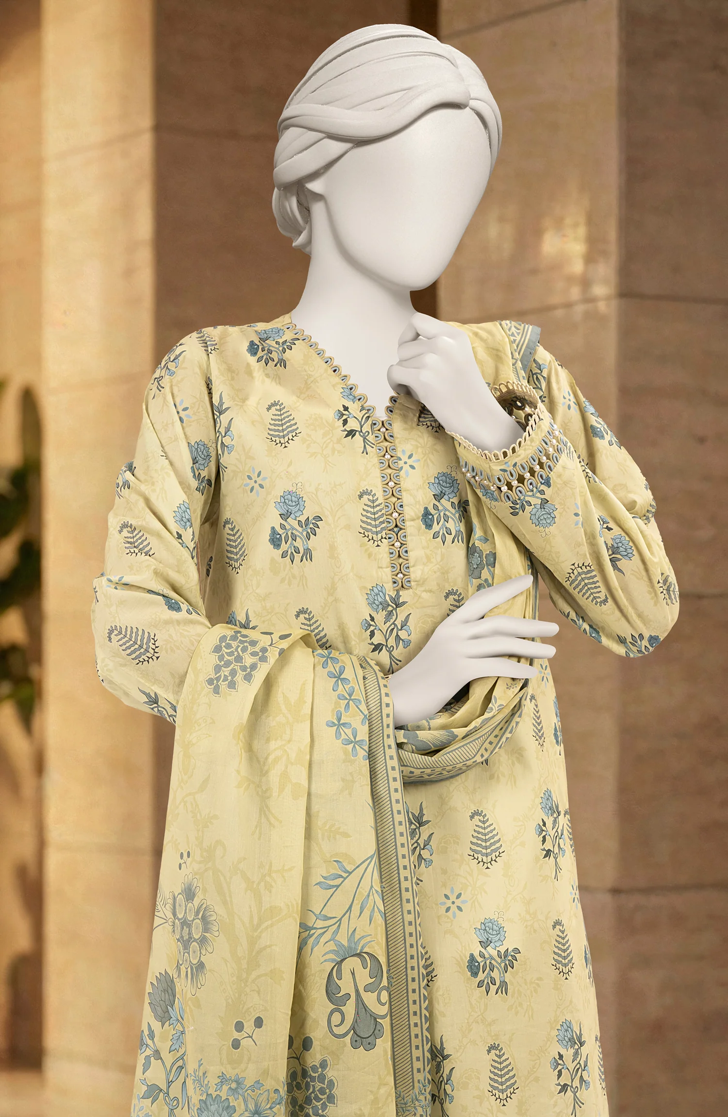 PRINTED LAWN 3PCS UNSTITCHED - Image 2