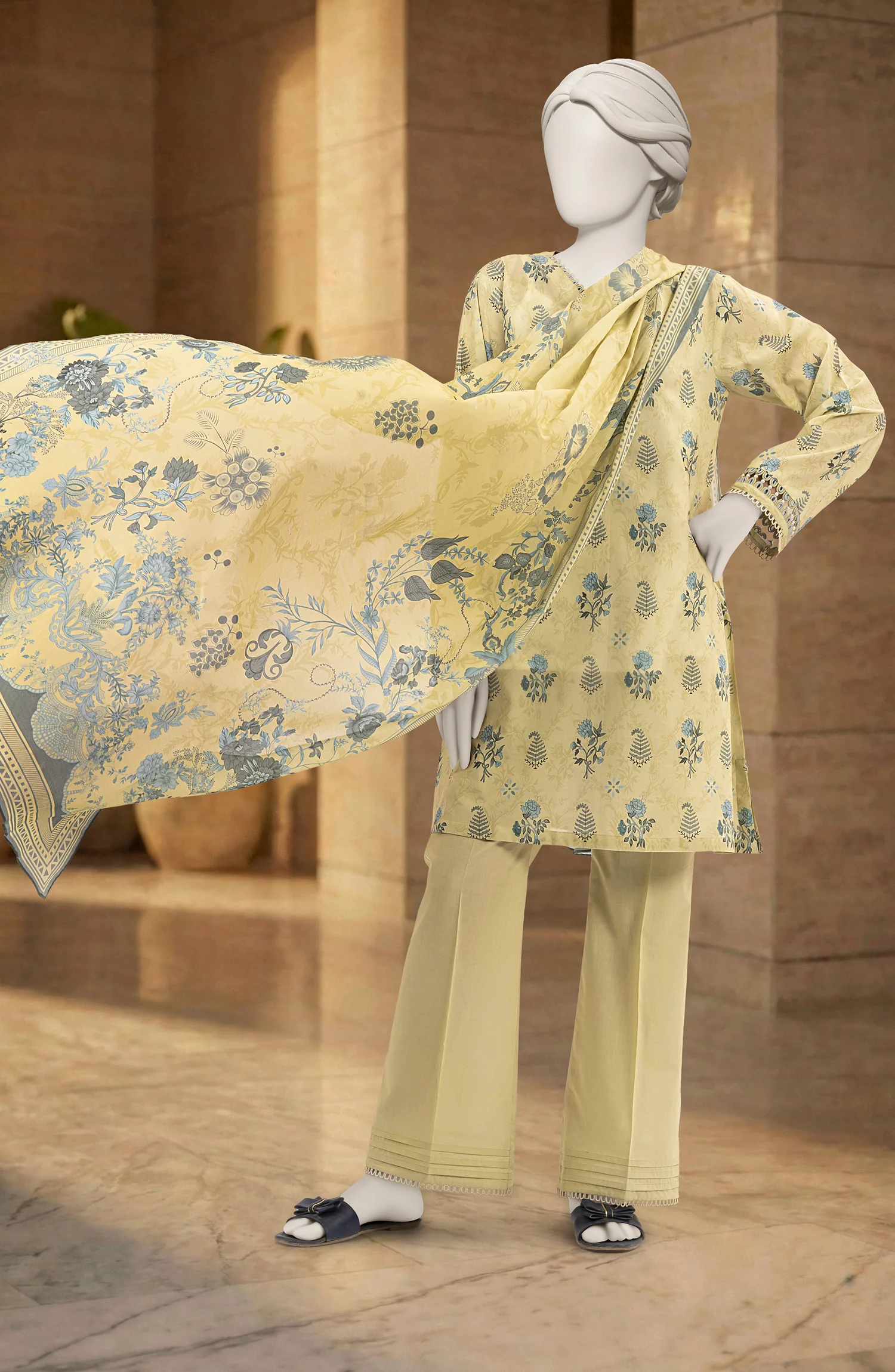 PRINTED LAWN 3PCS UNSTITCHED - Image 4