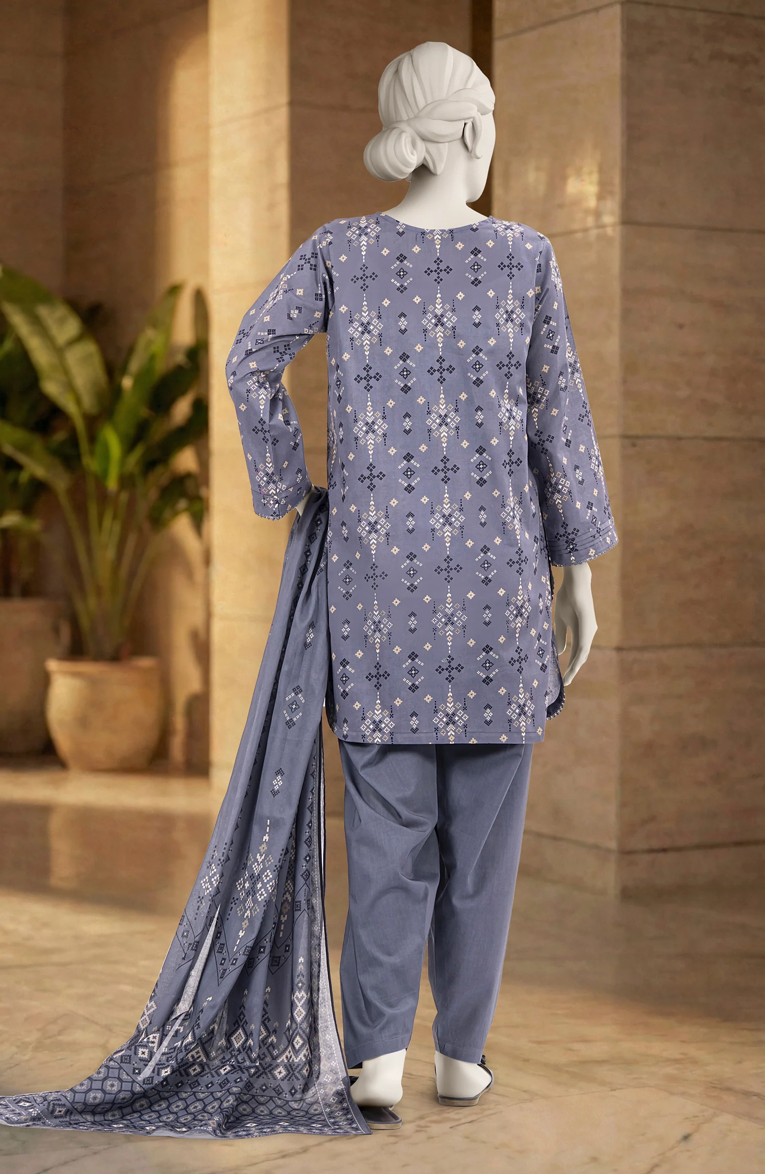 PRINTED LAWN 3PCS UNSTITCHED - Image 4