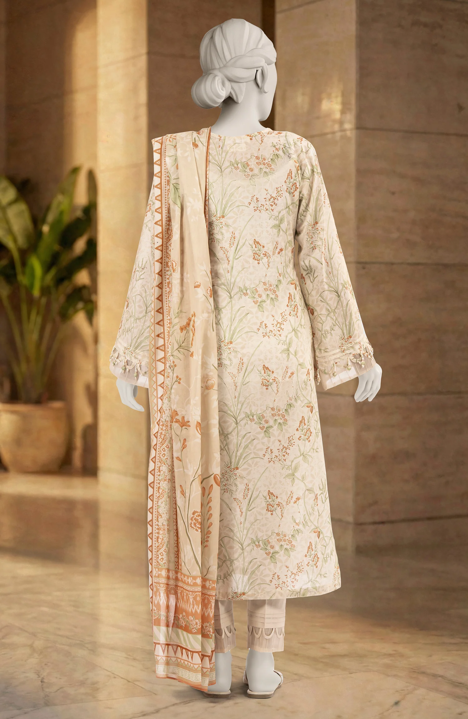 PRINTED LAWN 3PCS UNSTITCHED - Image 4