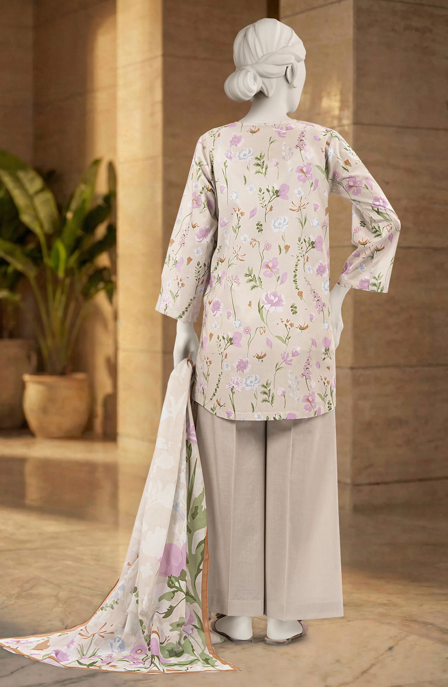 PRINTED LAWN 3PCS UNSTITCHED - Image 3