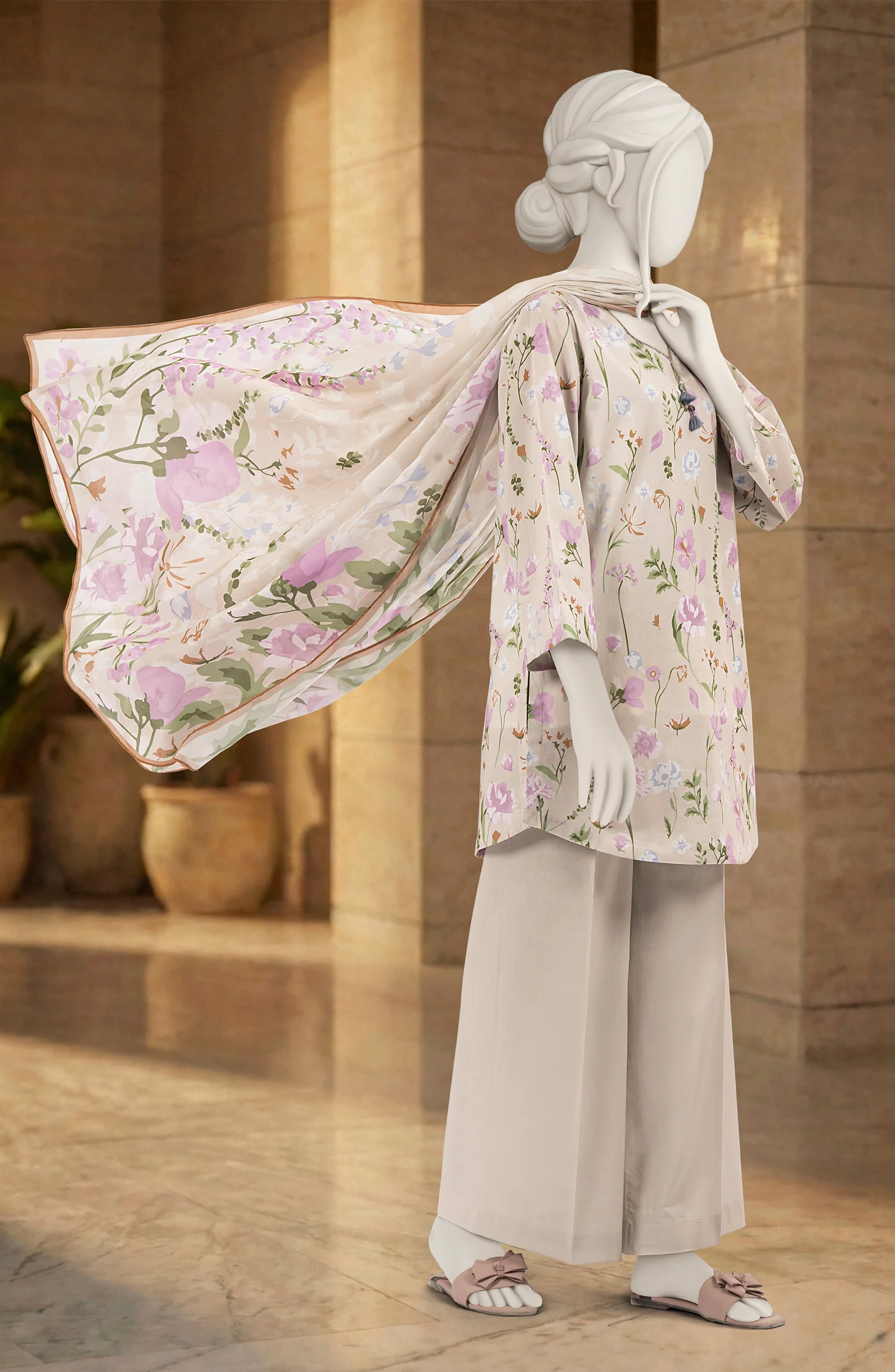 PRINTED LAWN 3PCS UNSTITCHED - Image 4