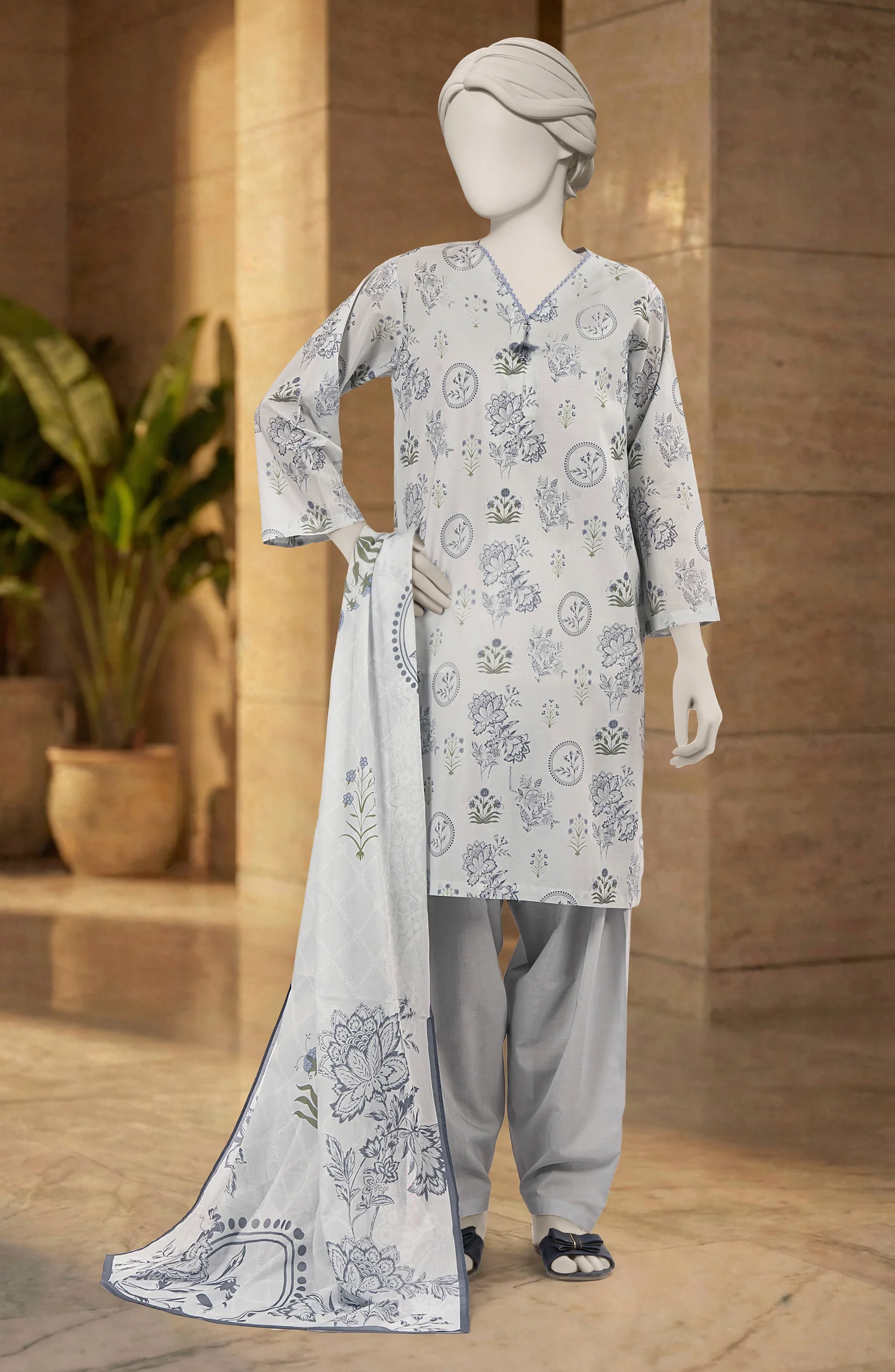 PRINTED LAWN 3PCS UNSTITCHED - Image 4