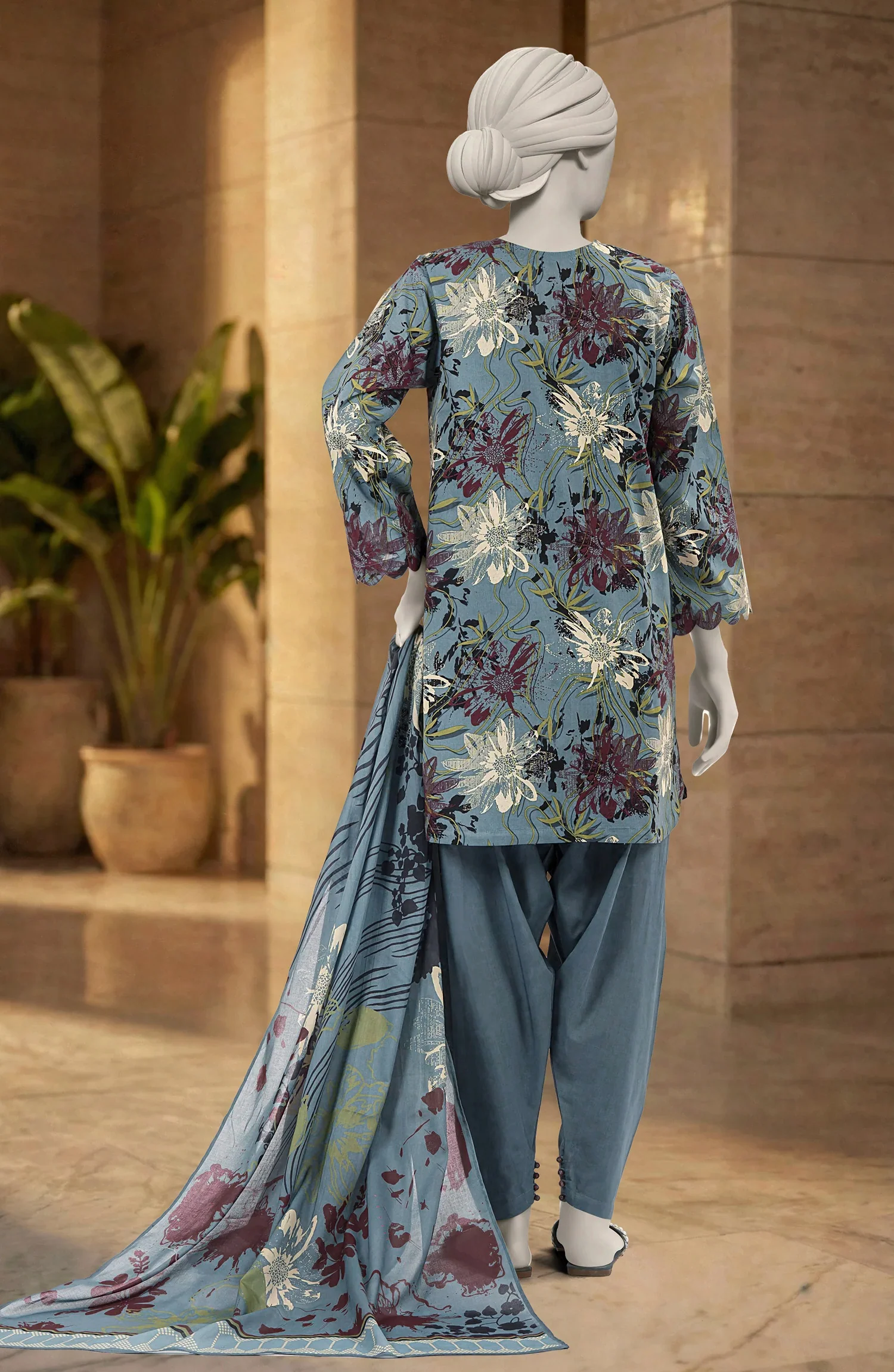 PRINTED LAWN STITCHED 1 PIECE - Image 2