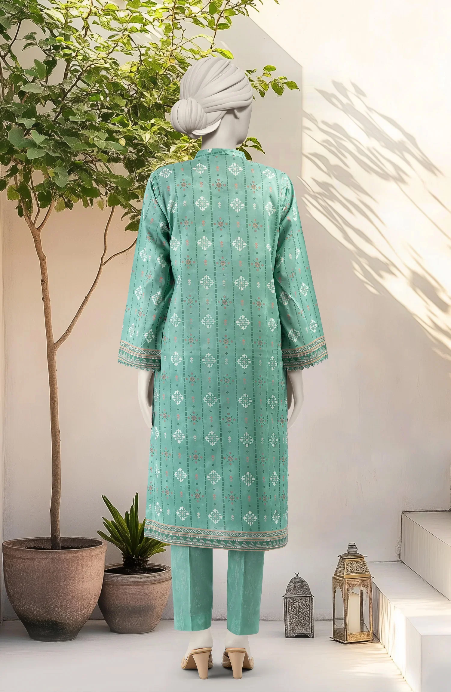 PRINTED LAWN STITCHED 2 PIECE - Image 4
