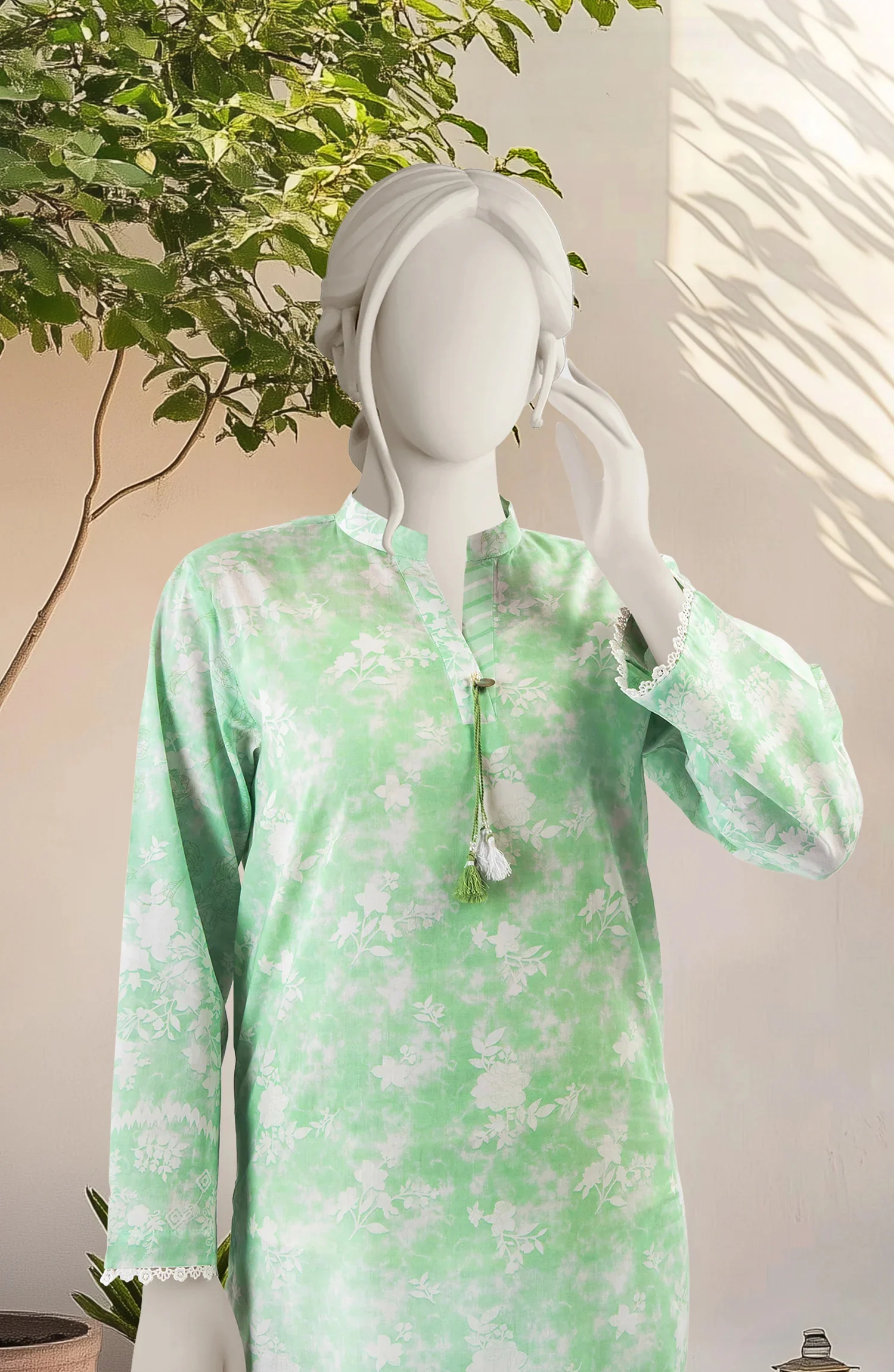 PRINTED LAWN STITCHED 2 PIECE - Image 2