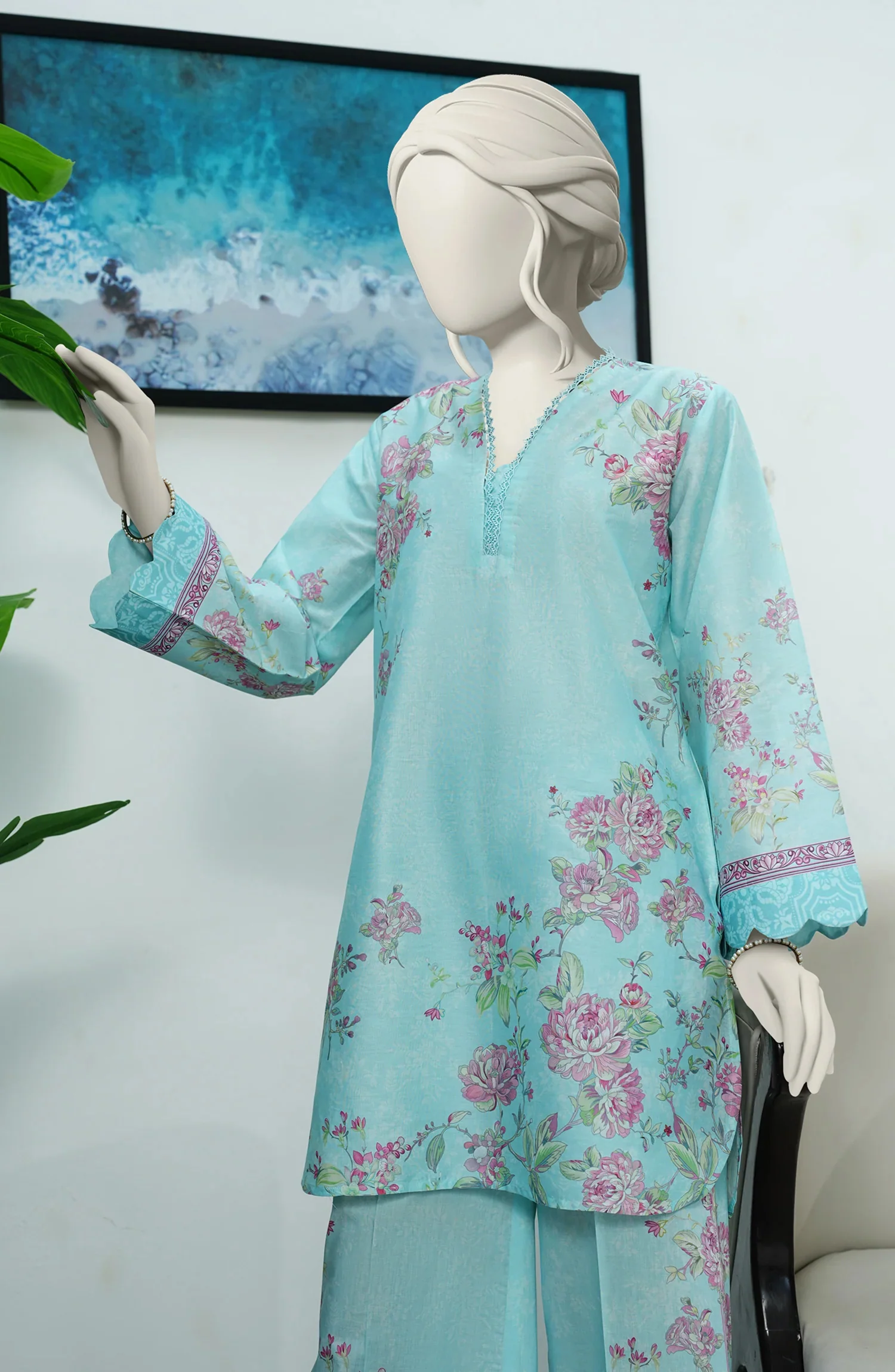 PRINTED LAWN STITCHED 2 PIECE - Image 2