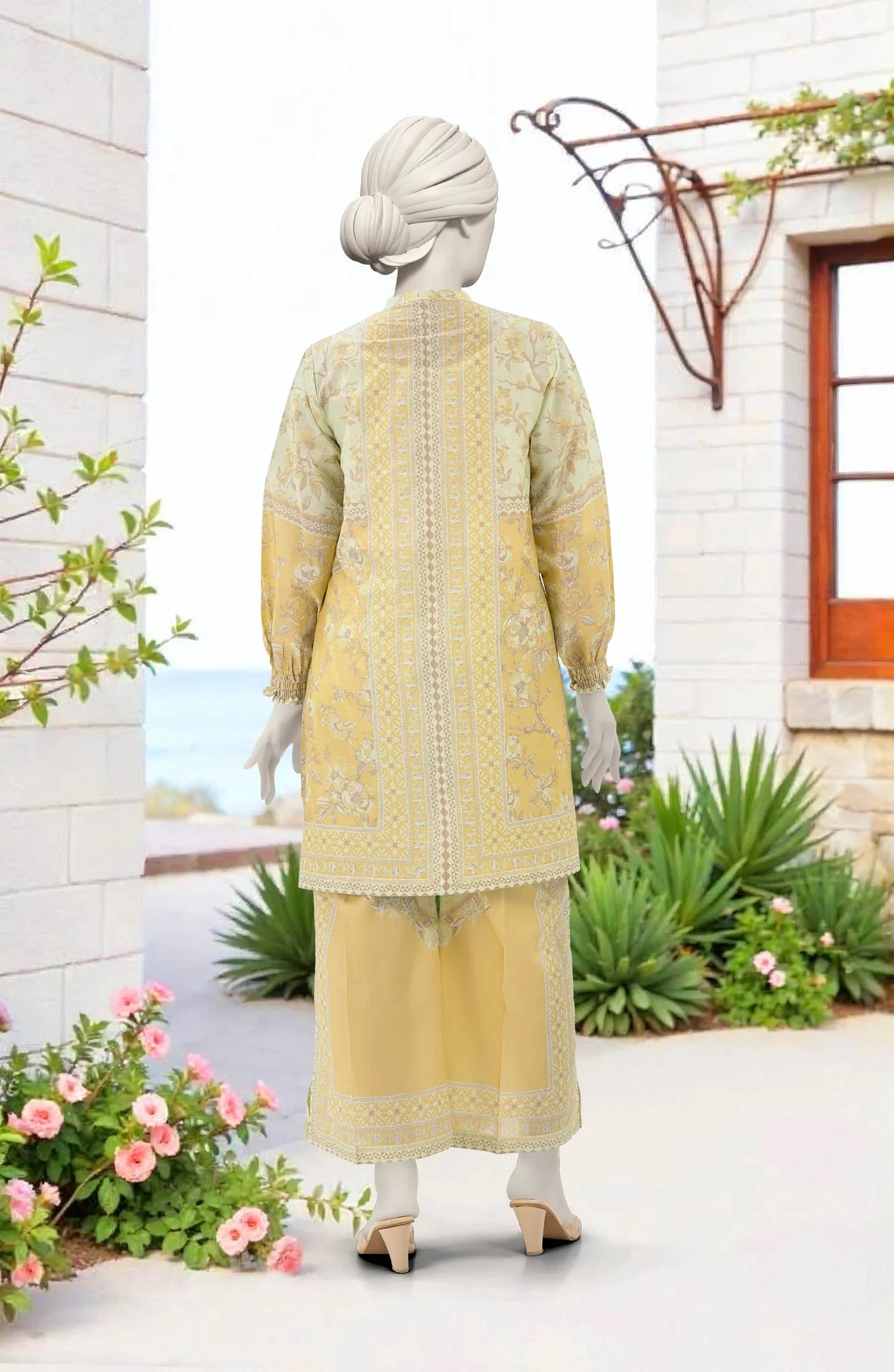 PRINTED LAWN STITCHED 2 PIECE - Image 5