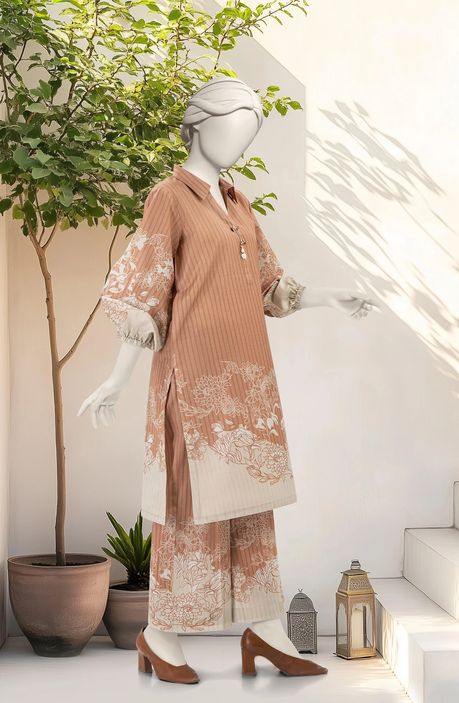 PRINTED LAWN STITCHED 2 PIECE - Image 4