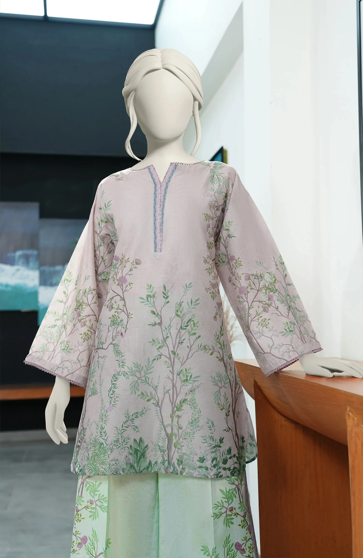 PRINTED LAWN STITCHED 2 PIECE - Image 2