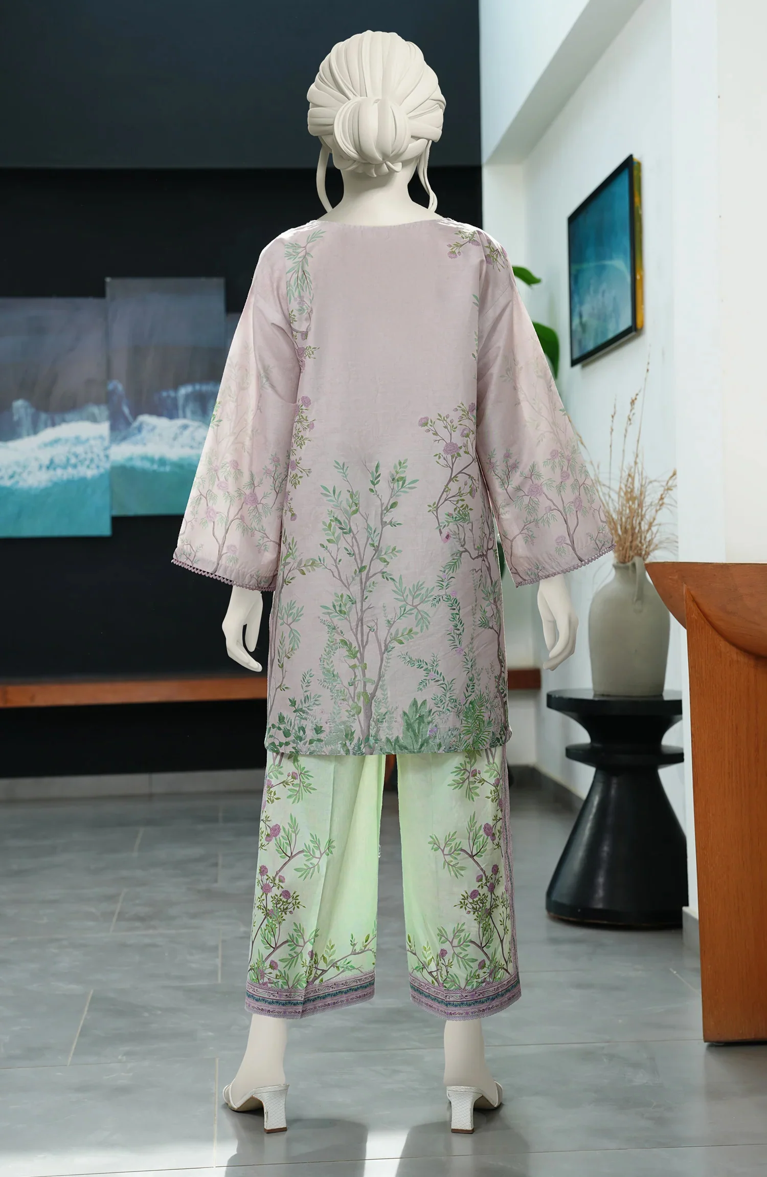 PRINTED LAWN STITCHED 2 PIECE - Image 5