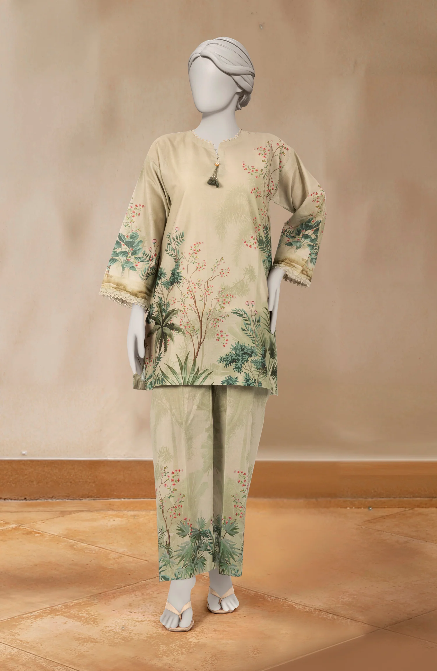 PRINTED LAWN STITCHED 2 PIECE