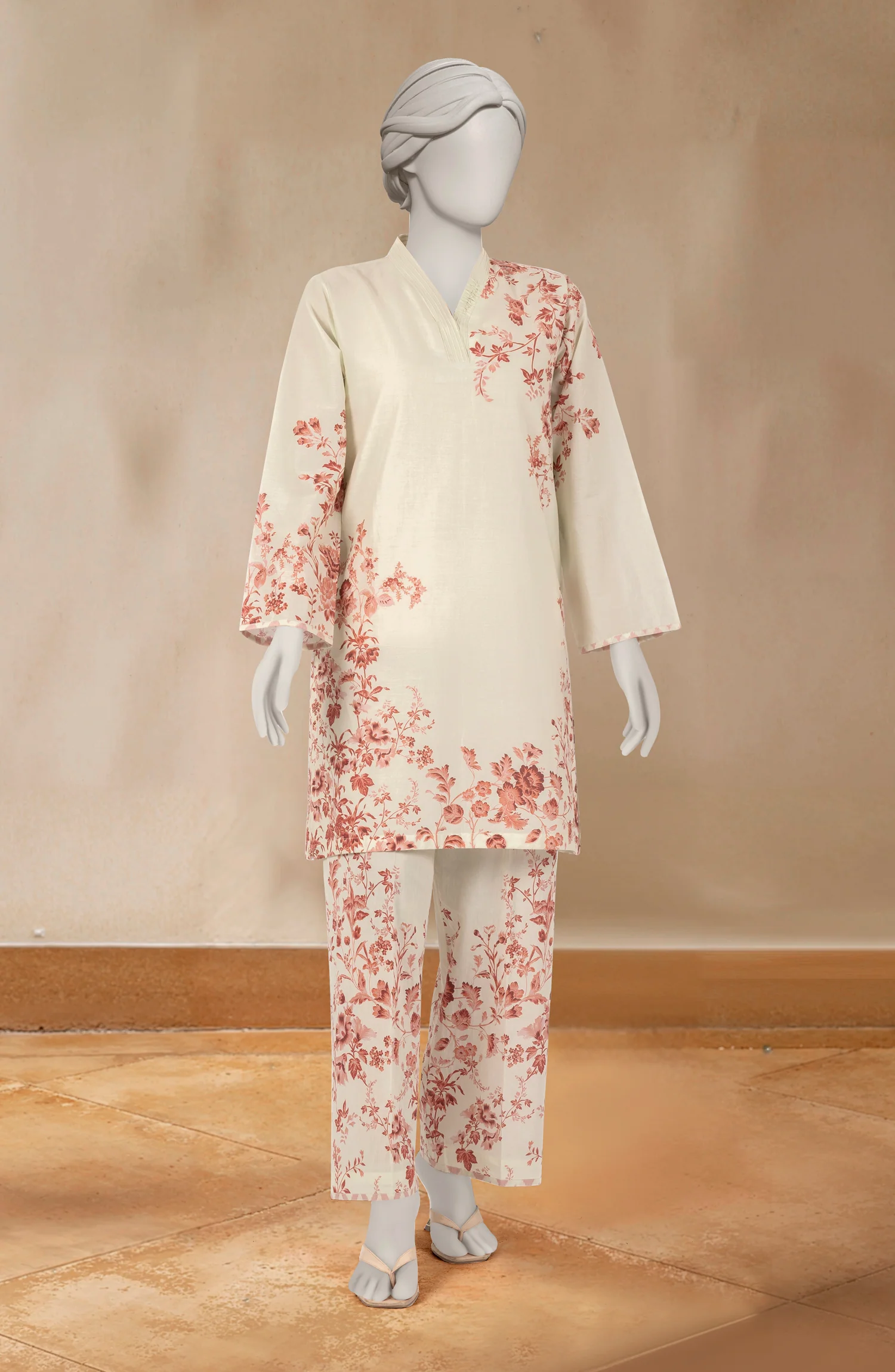 PRINTED LAWN STITCHED 2 PIECE