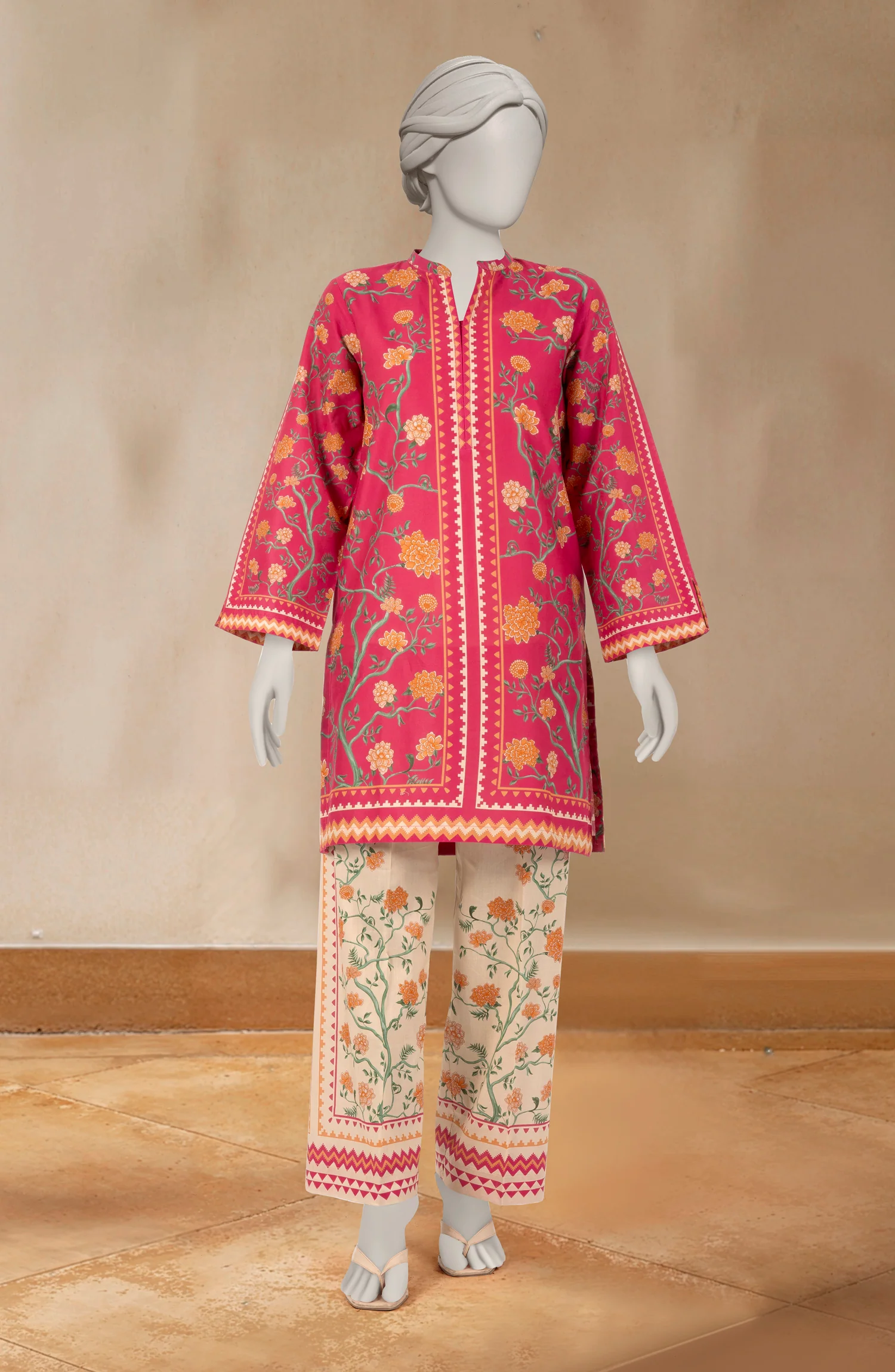 PRINTED LAWN STITCHED 2 PIECE