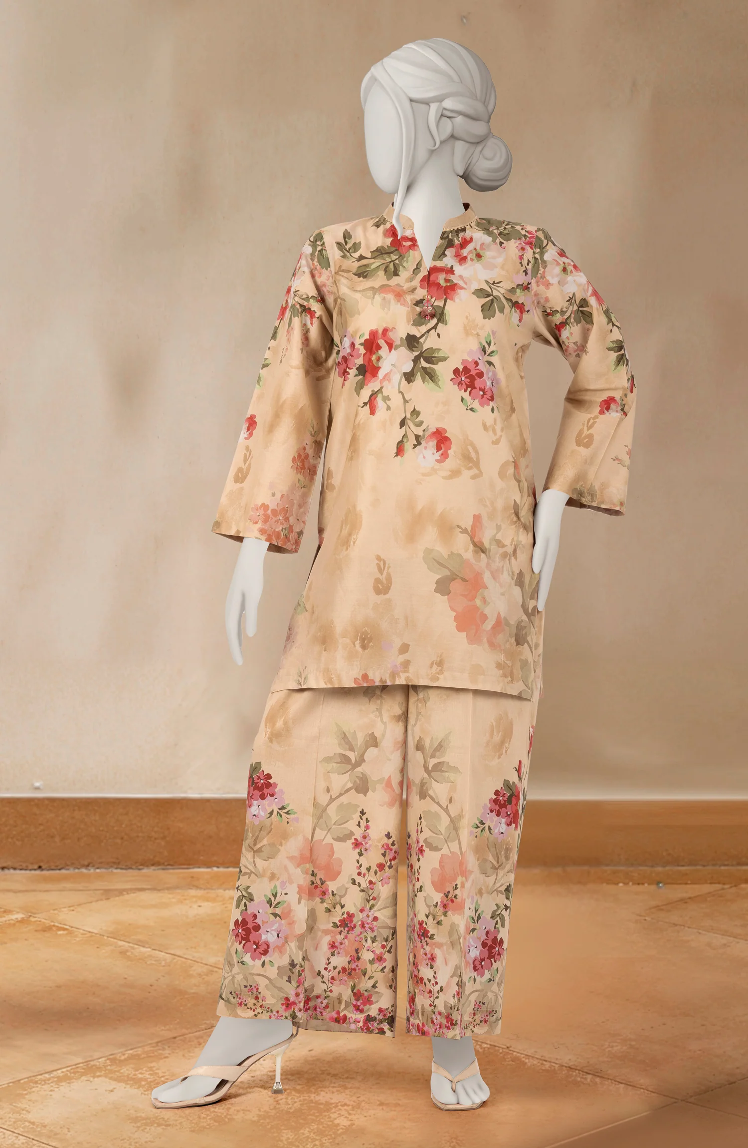 PRINTED LAWN STITCHED 2 PIECE