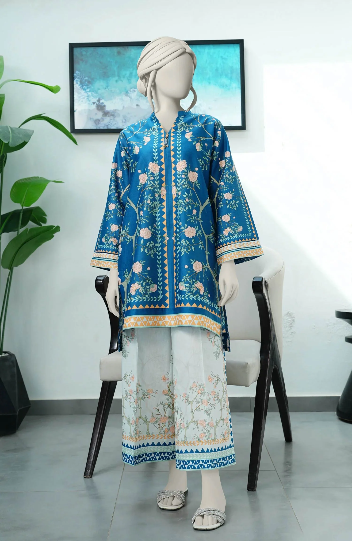 PRINTED LAWN STITCHED 2 PIECE