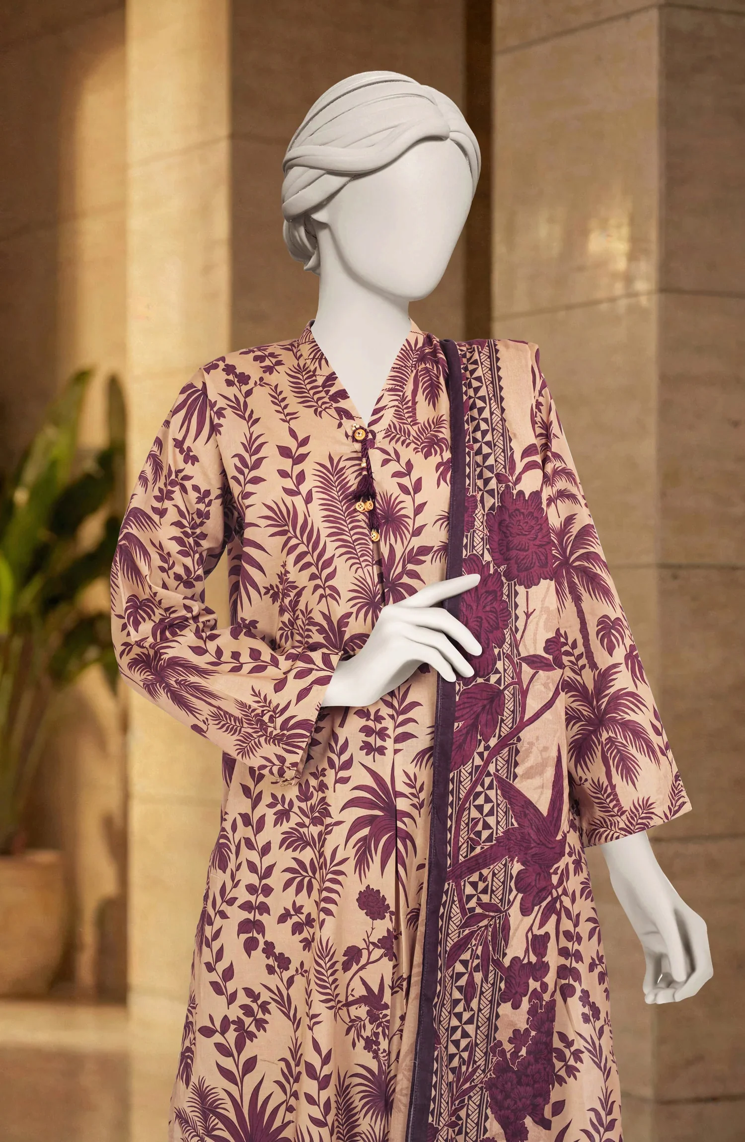 PRINTED LAWN STITCHED 2 PIECE - Image 3