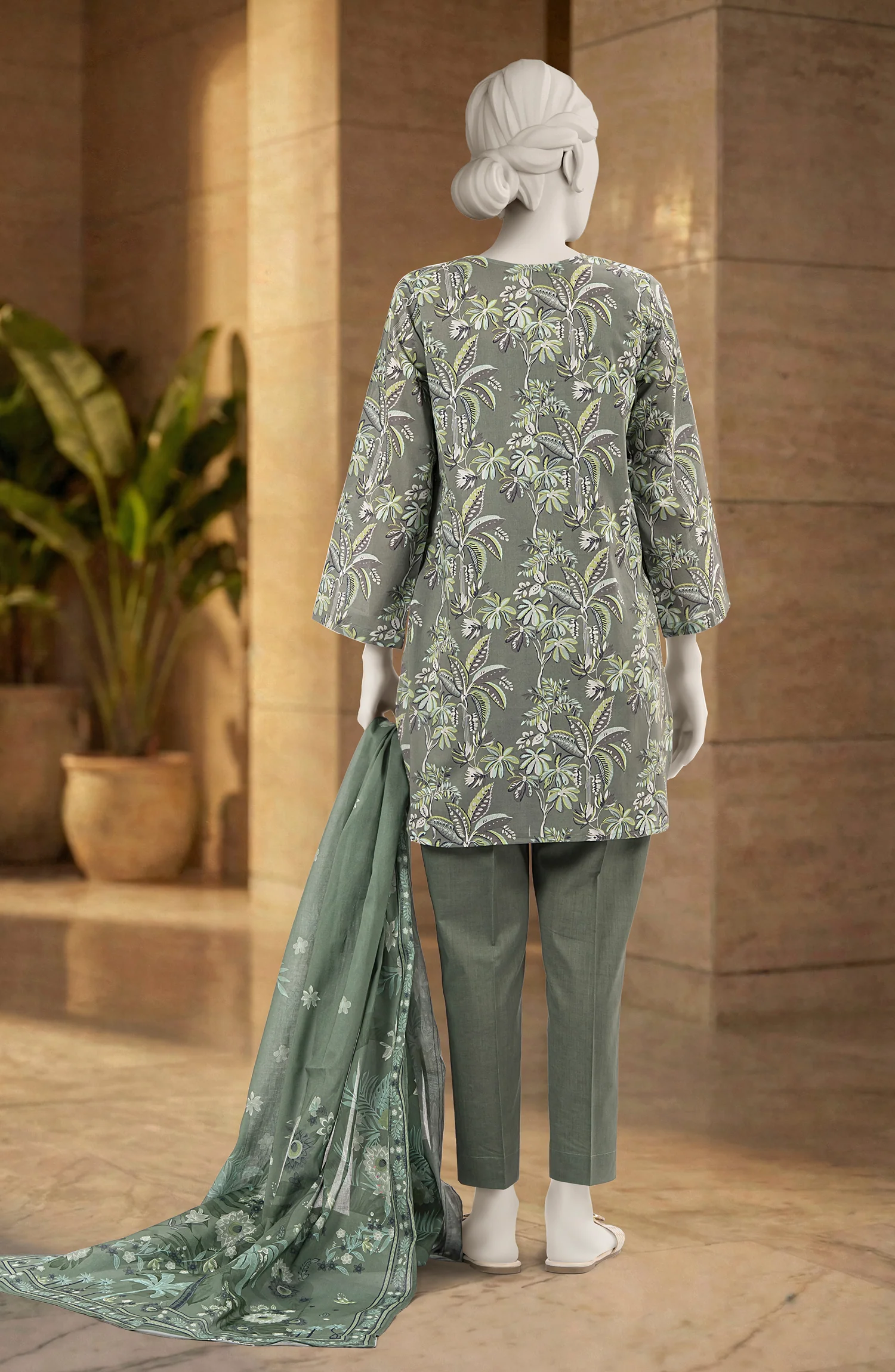PRINTED LAWN STITCHED 3 PIECE - Image 5