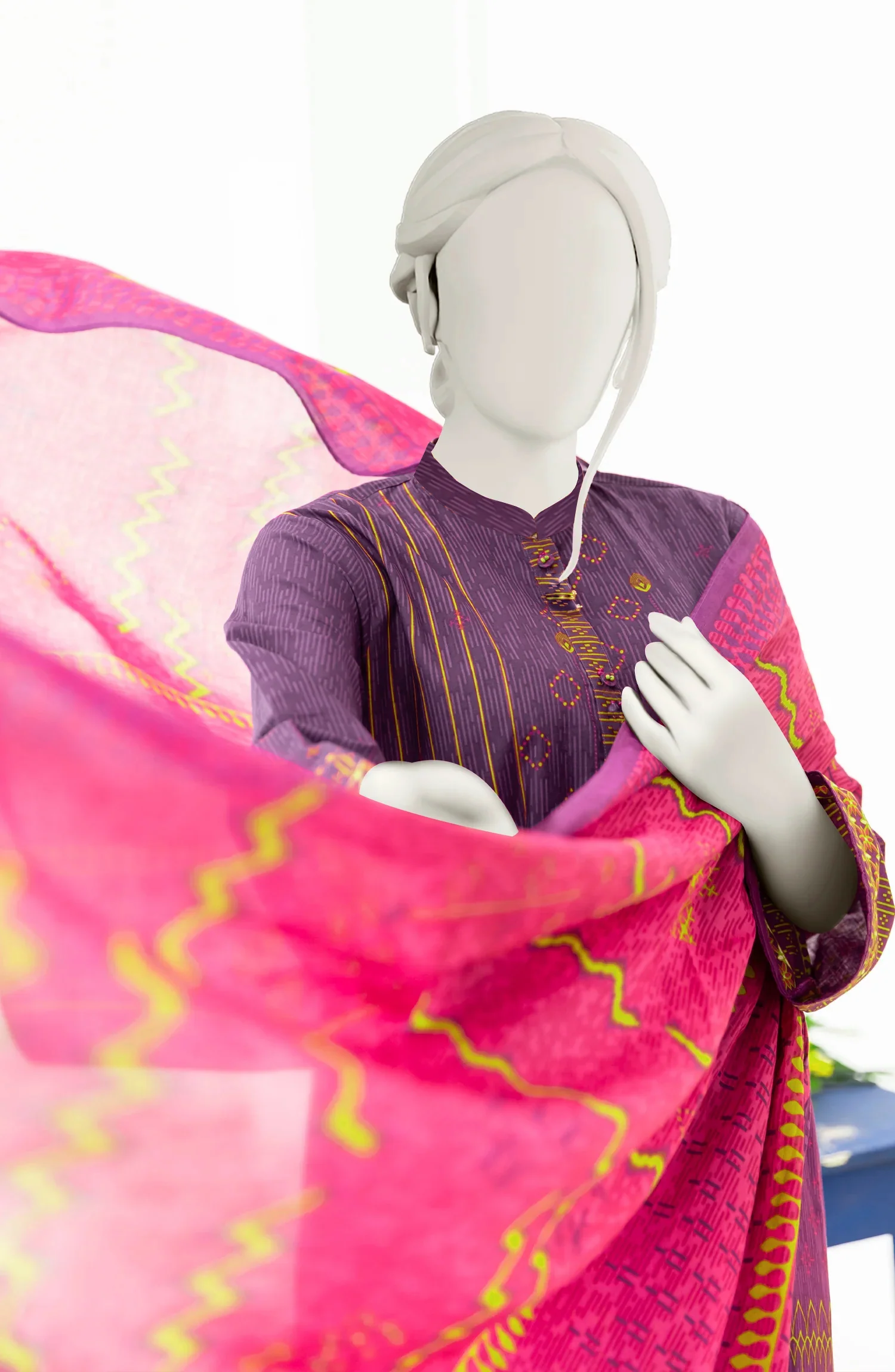 PRINTED LAWN STITCHED 3 PIECE - Image 3